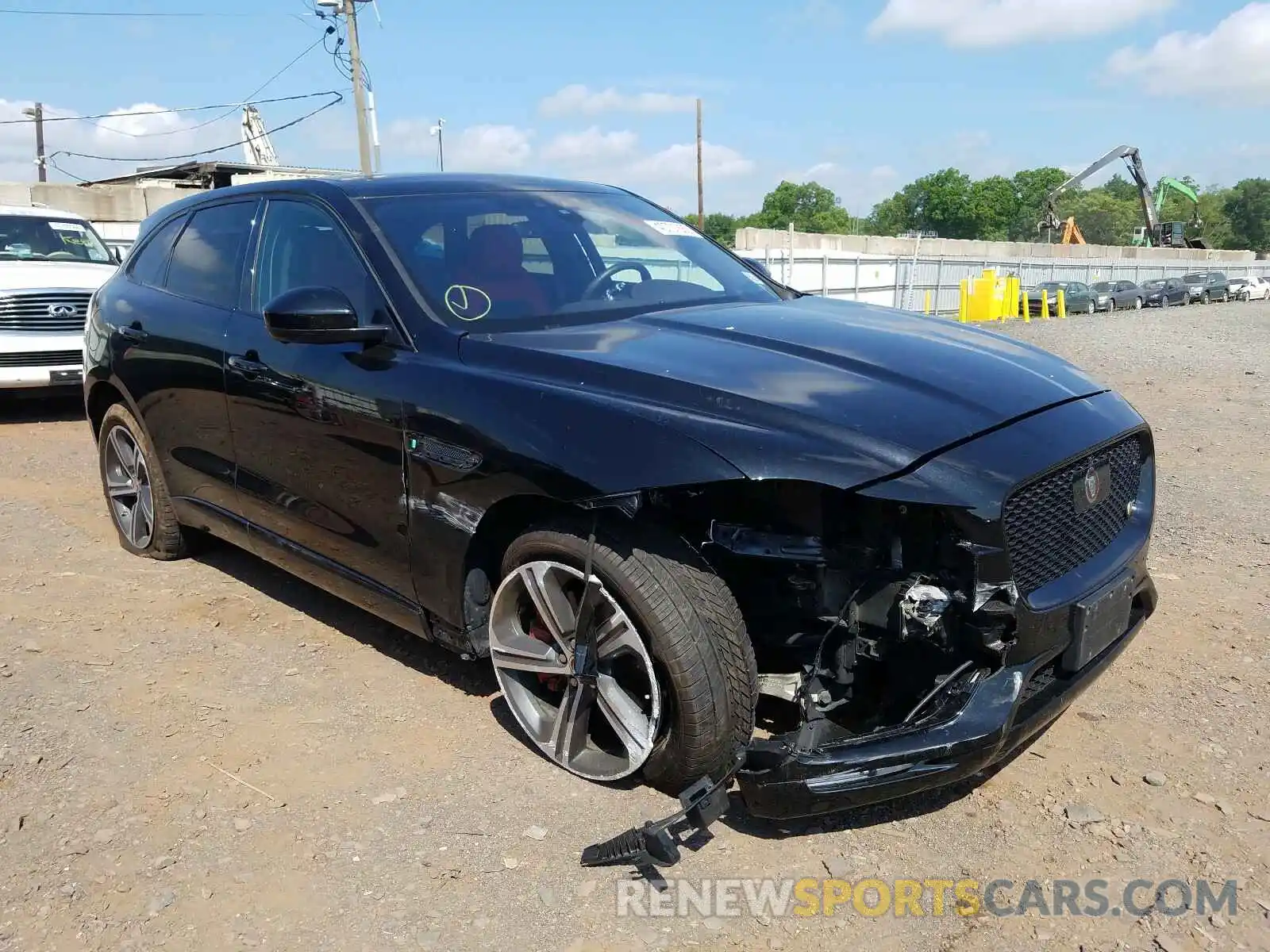 1 Photograph of a damaged car SADCM2FV5KA397173 JAGUAR F-PACE 2019