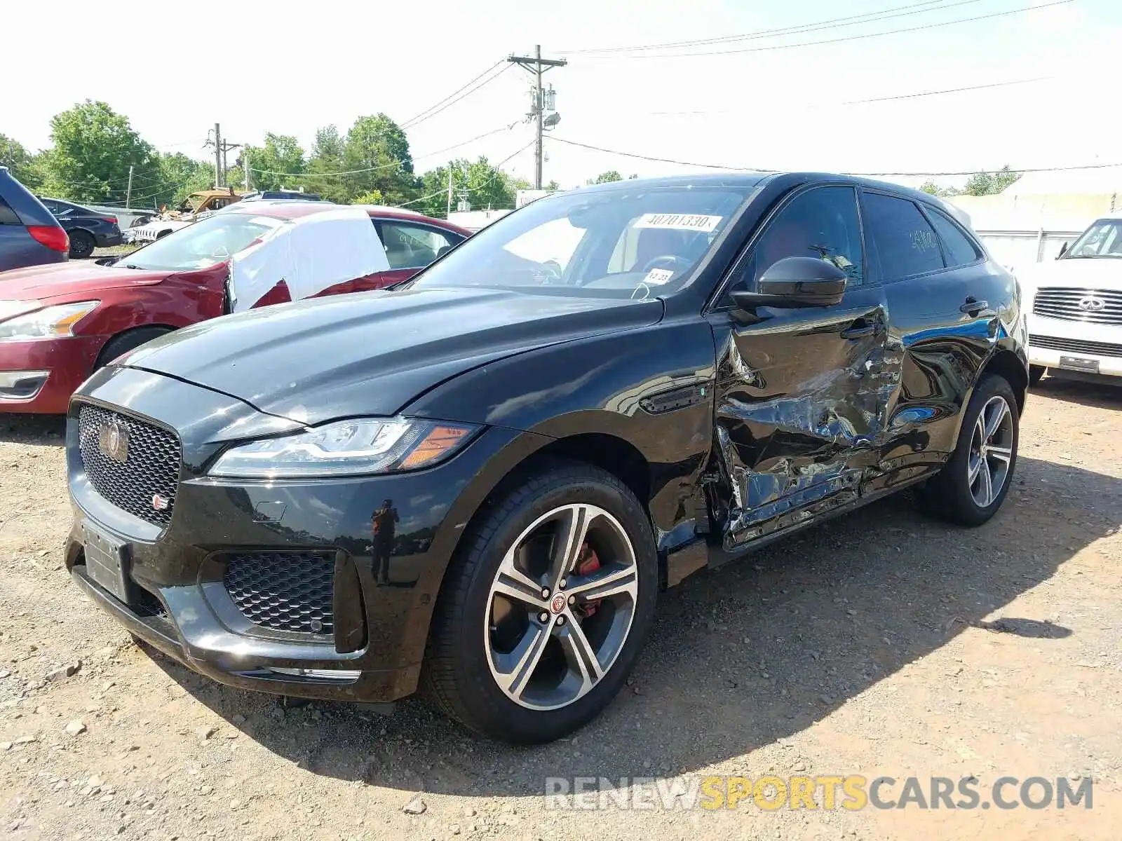 2 Фотография поврежденного автомобиля SADCM2FV5KA397173 JAGUAR F-PACE 2019