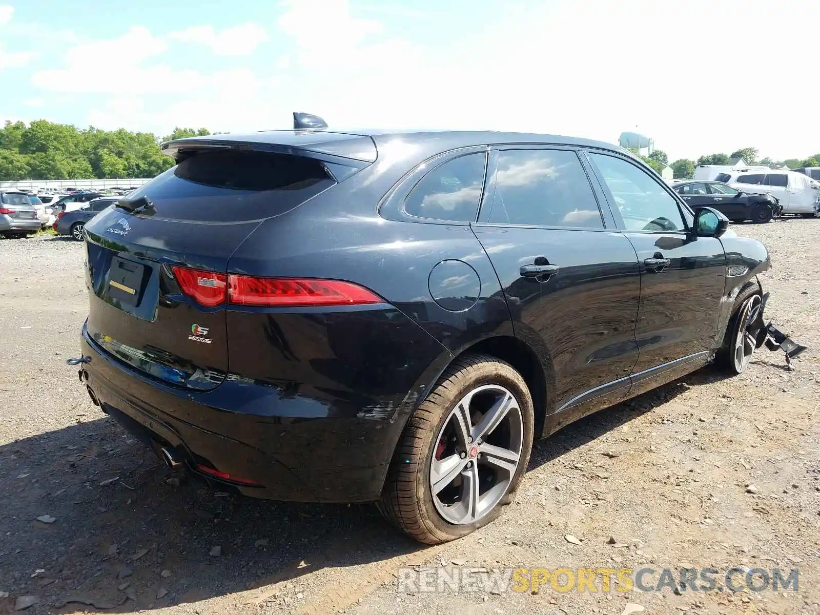 4 Фотография поврежденного автомобиля SADCM2FV5KA397173 JAGUAR F-PACE 2019