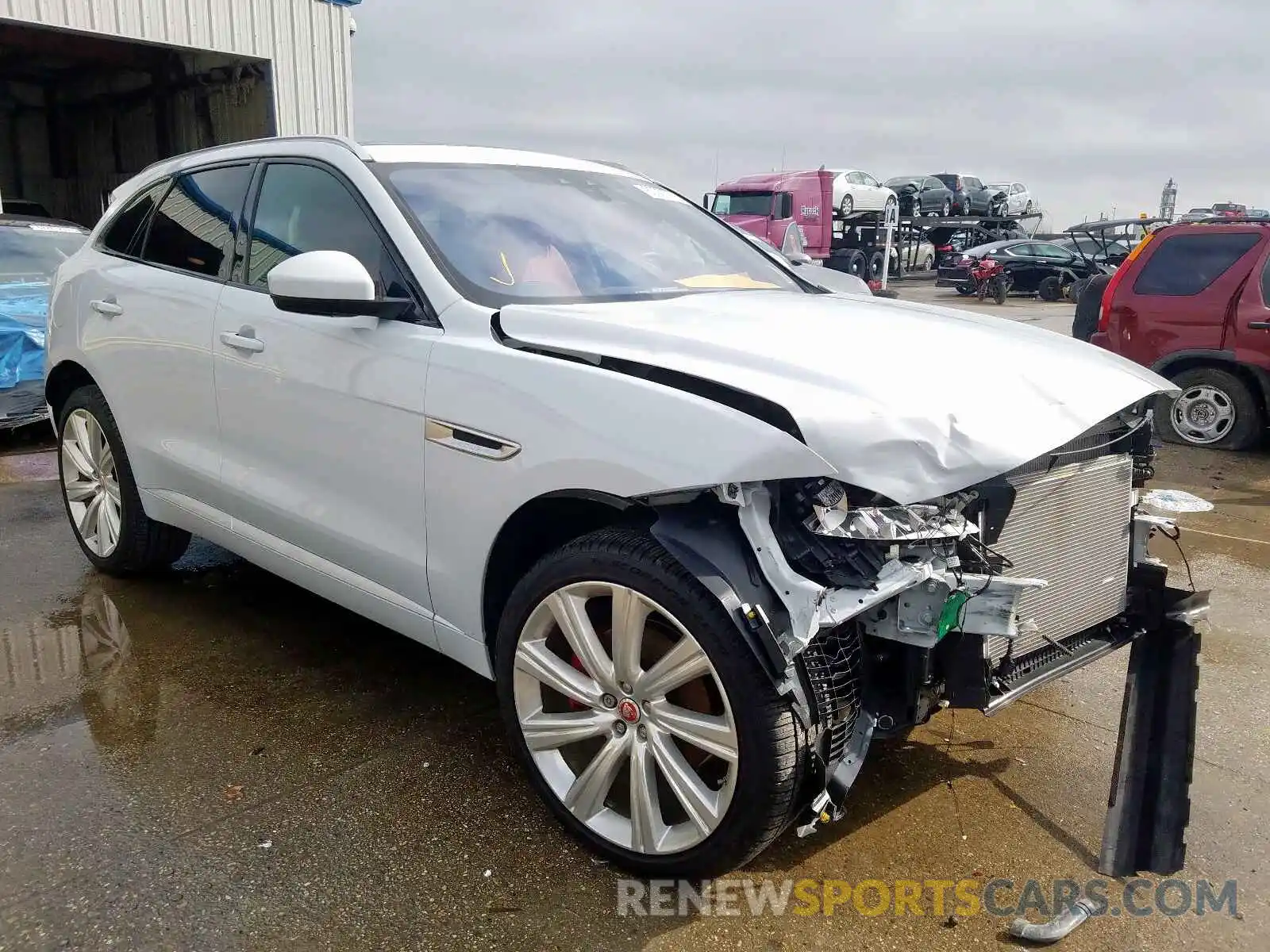 1 Photograph of a damaged car SADCM2FV6KA365364 JAGUAR F-PACE 2019