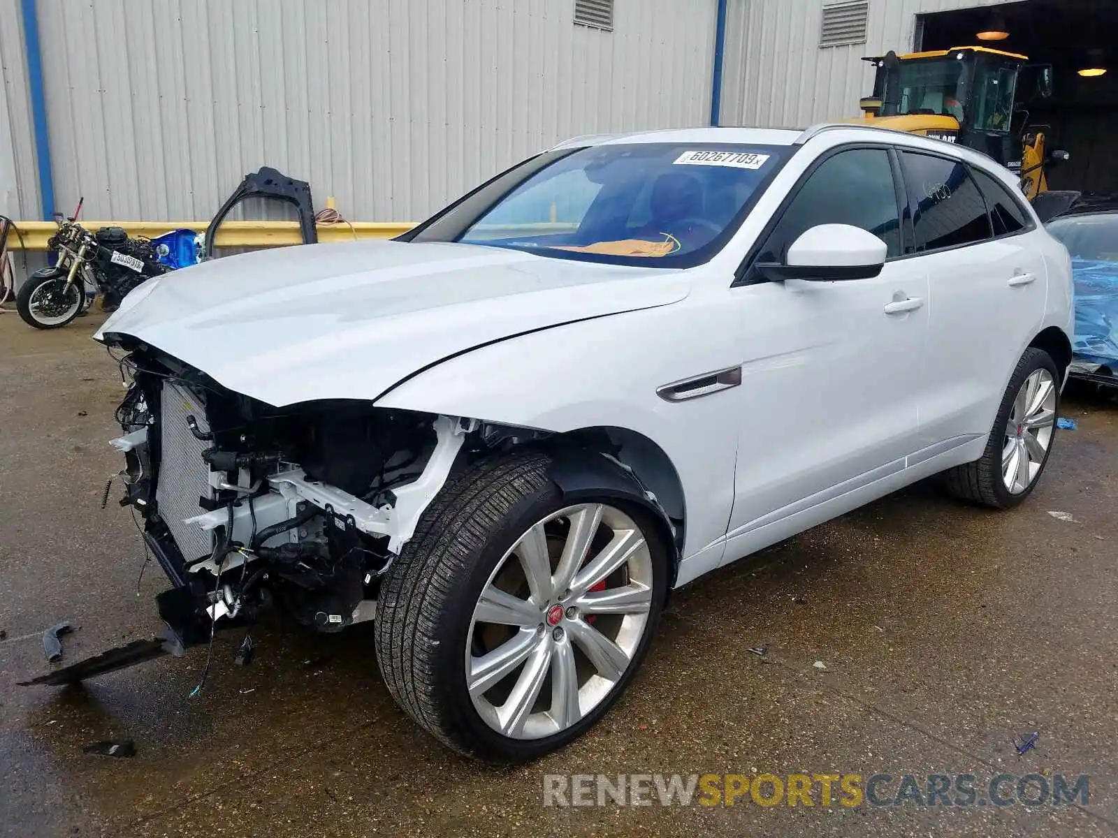 2 Photograph of a damaged car SADCM2FV6KA365364 JAGUAR F-PACE 2019