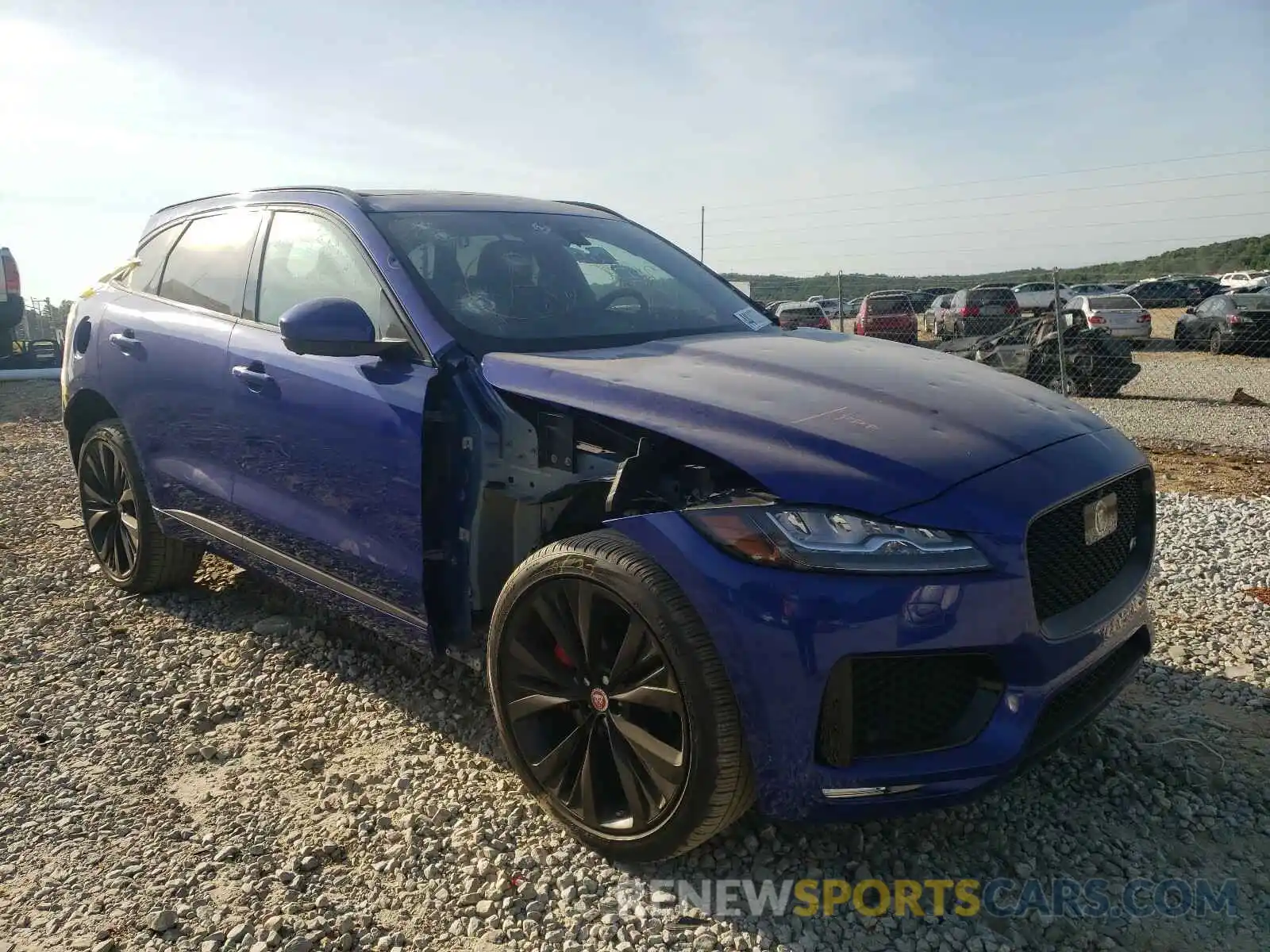 1 Photograph of a damaged car SADCM2FV6KA394623 JAGUAR F-PACE 2019