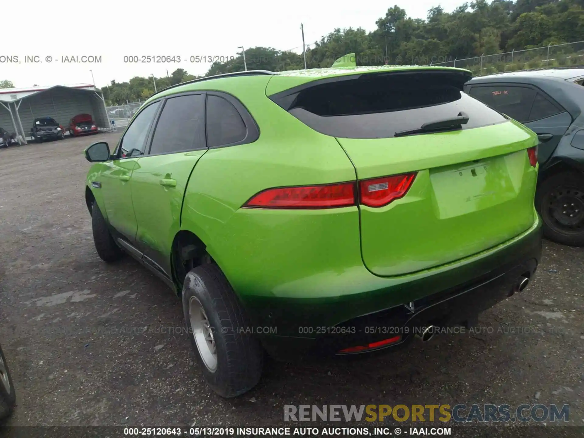 3 Фотография поврежденного автомобиля SADCM2FV7KA357306 JAGUAR F-PACE 2019