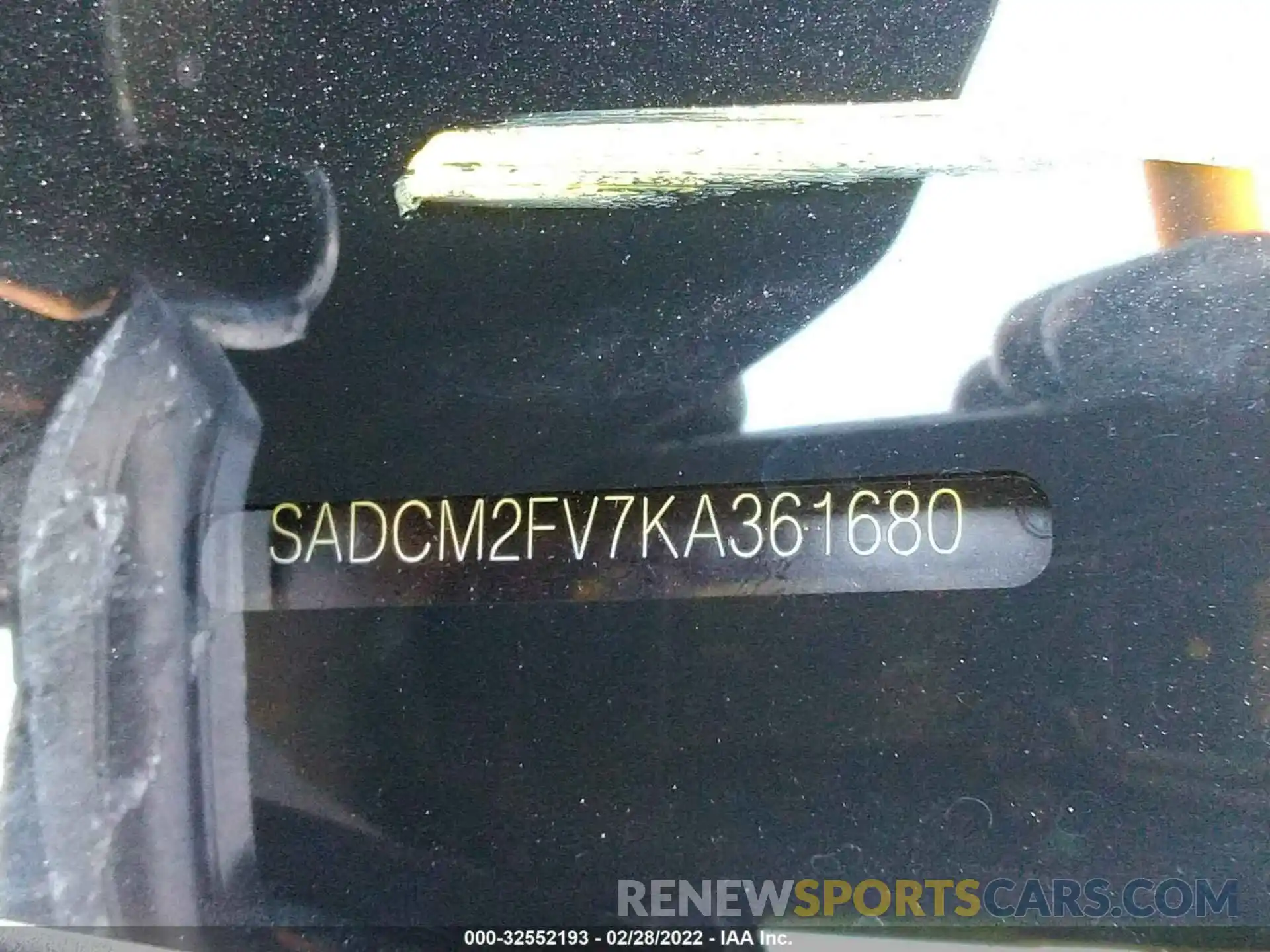 9 Photograph of a damaged car SADCM2FV7KA361680 JAGUAR F-PACE 2019