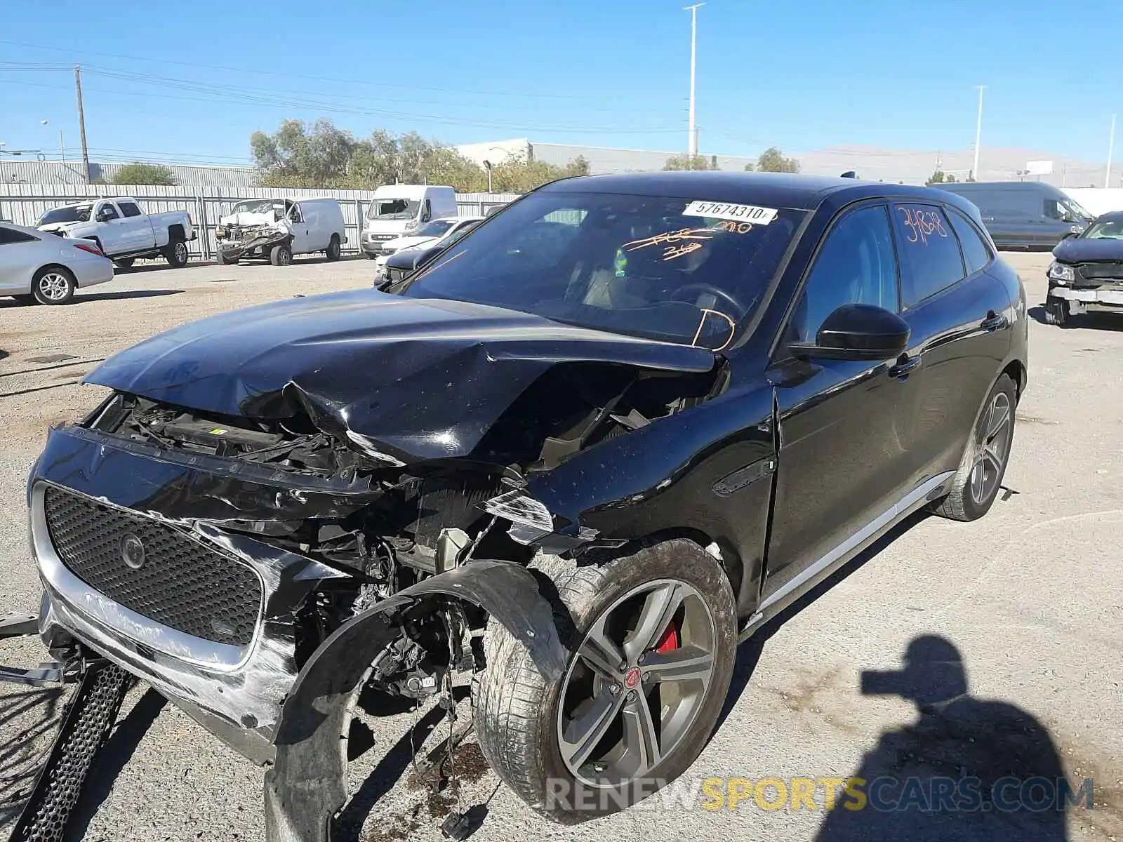 2 Photograph of a damaged car SADCM2FV7KA392833 JAGUAR F-PACE 2019