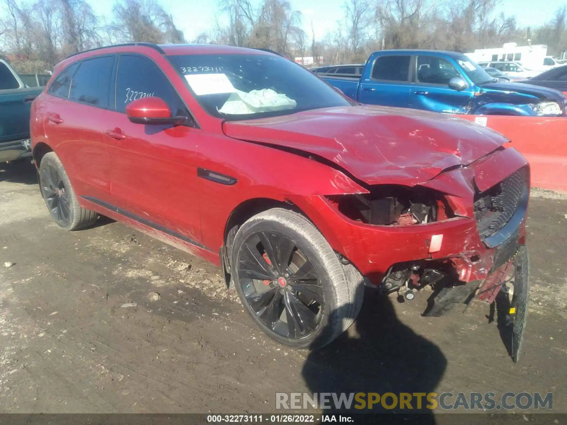 1 Photograph of a damaged car SADCM2FV7KA611886 JAGUAR F-PACE 2019