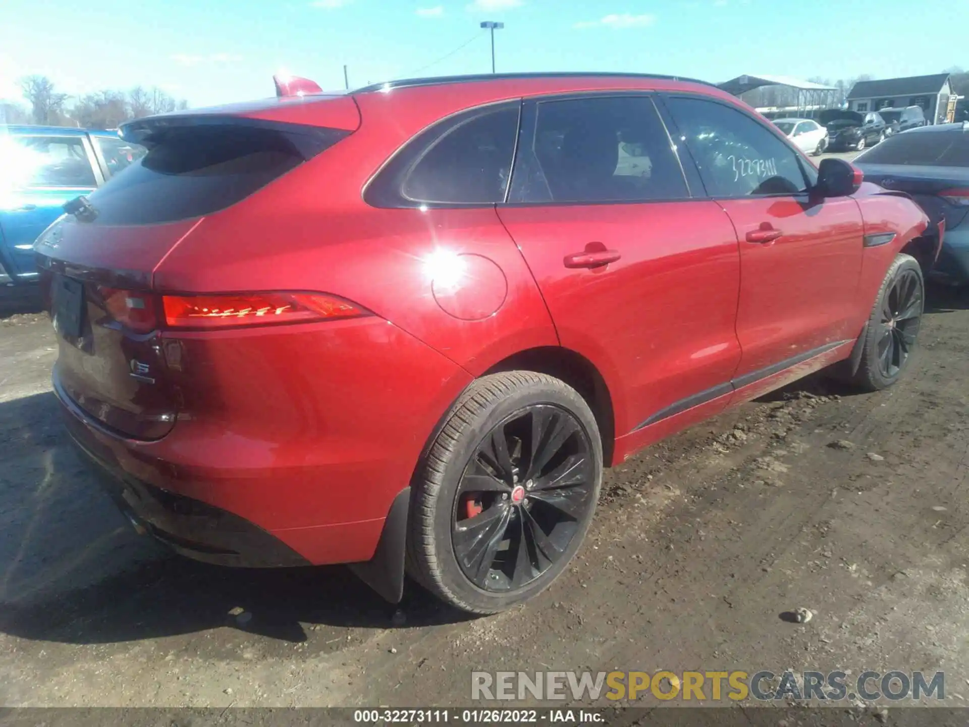 4 Фотография поврежденного автомобиля SADCM2FV7KA611886 JAGUAR F-PACE 2019