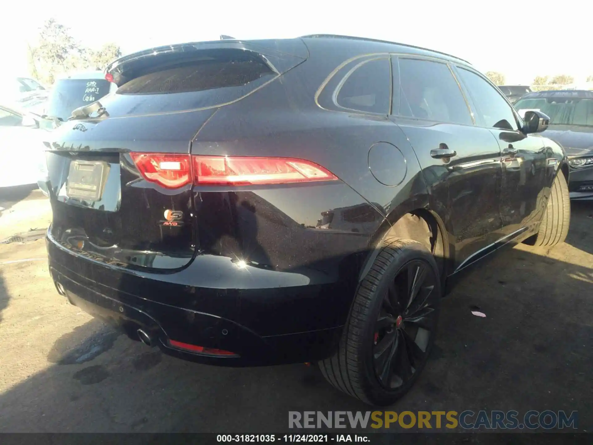 4 Фотография поврежденного автомобиля SADCM2FV7KA616201 JAGUAR F-PACE 2019