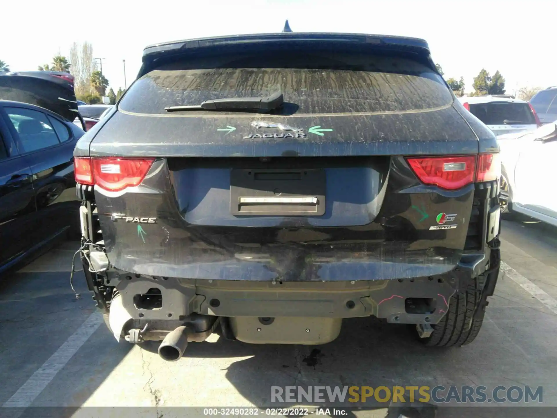 6 Photograph of a damaged car SADCM2FV8KA353720 JAGUAR F-PACE 2019