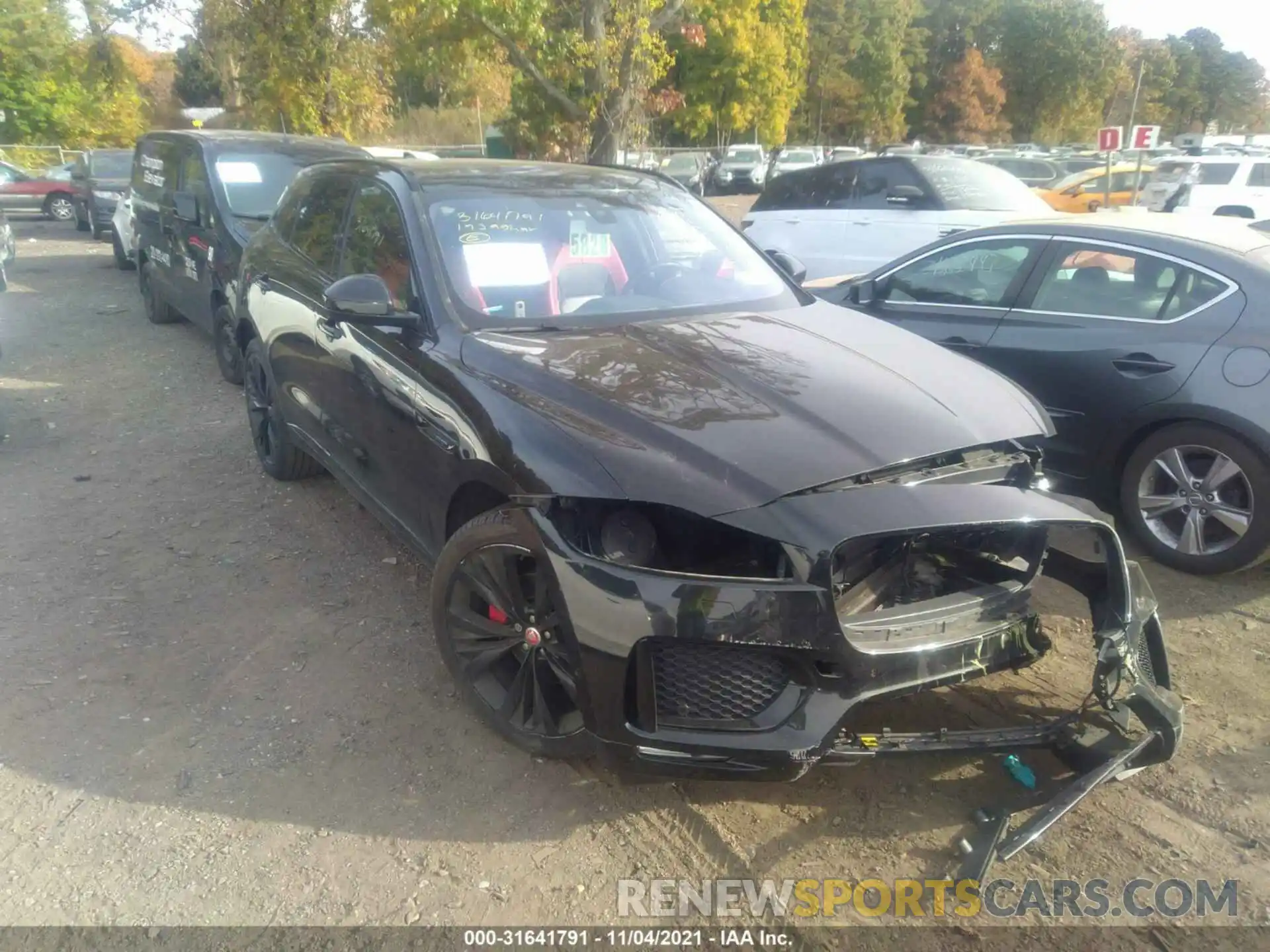 1 Photograph of a damaged car SADCM2FV8KA396177 JAGUAR F-PACE 2019