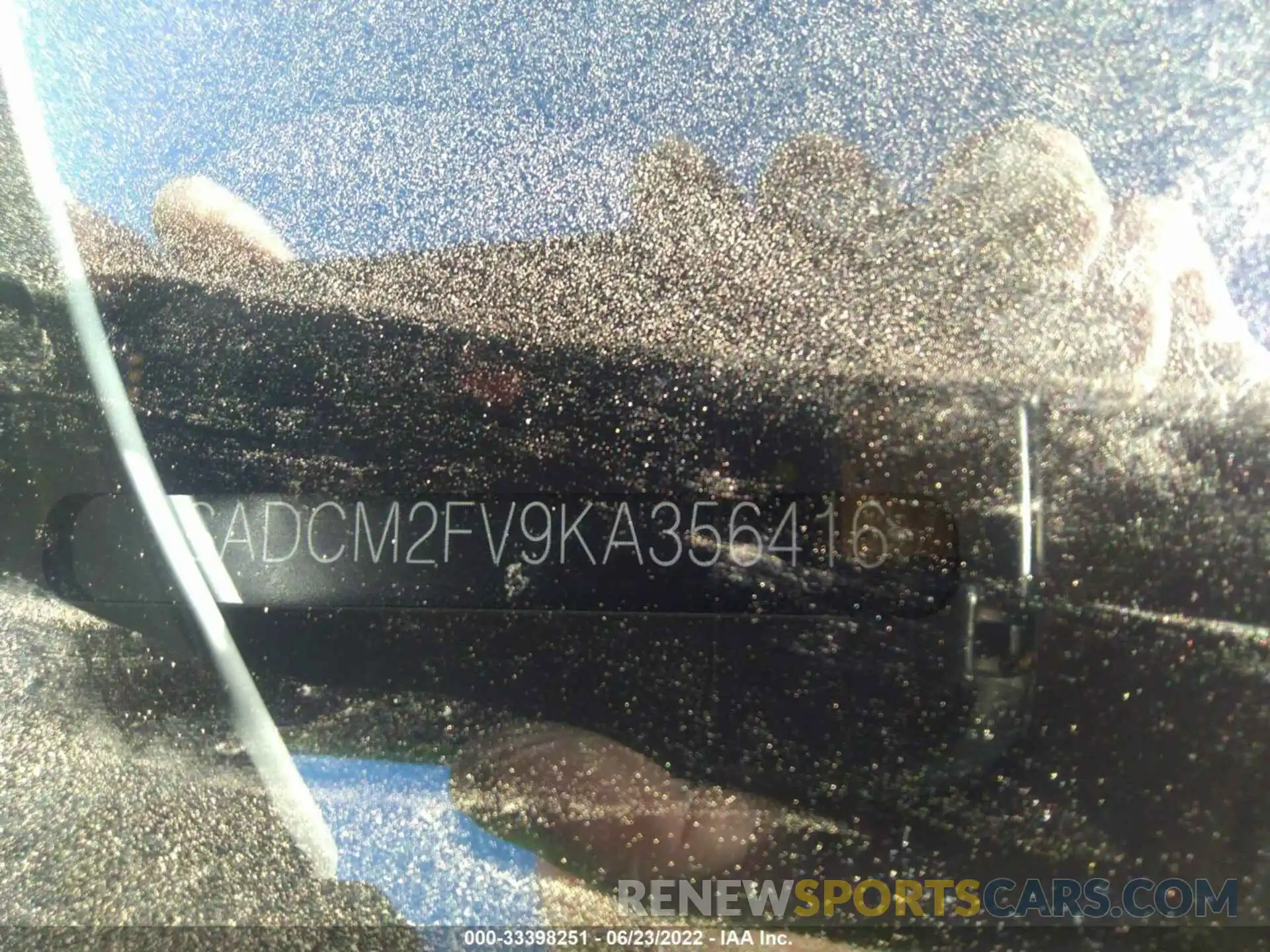 9 Photograph of a damaged car SADCM2FV9KA356416 JAGUAR F-PACE 2019