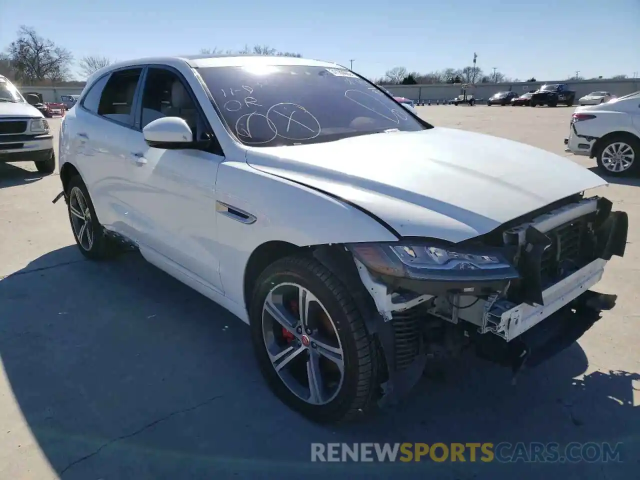 1 Photograph of a damaged car SADCM2FV9KA393384 JAGUAR F-PACE 2019