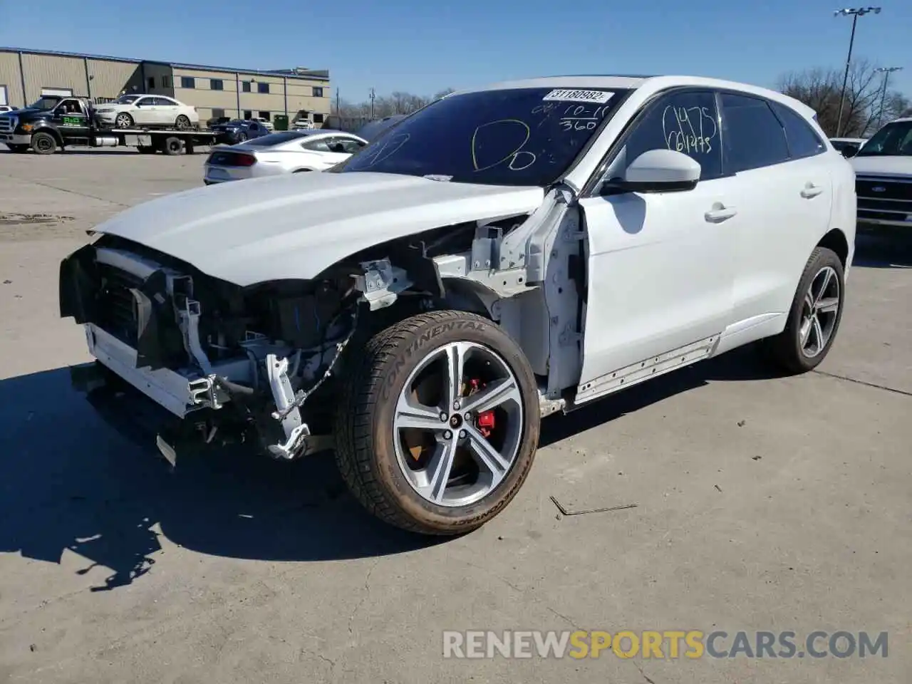 2 Photograph of a damaged car SADCM2FV9KA393384 JAGUAR F-PACE 2019