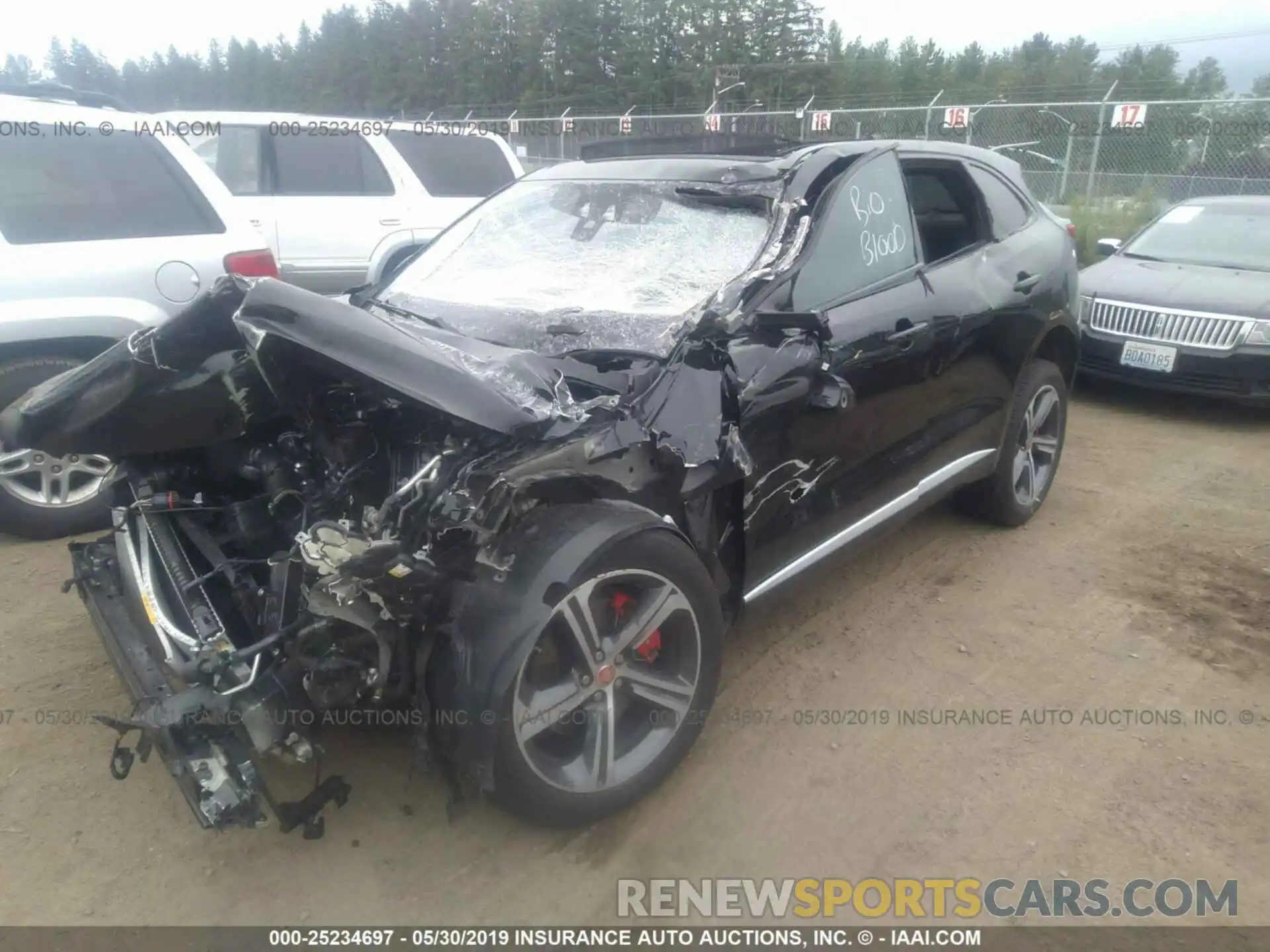 2 Photograph of a damaged car SADCM2FVXKA392860 JAGUAR F-PACE 2019