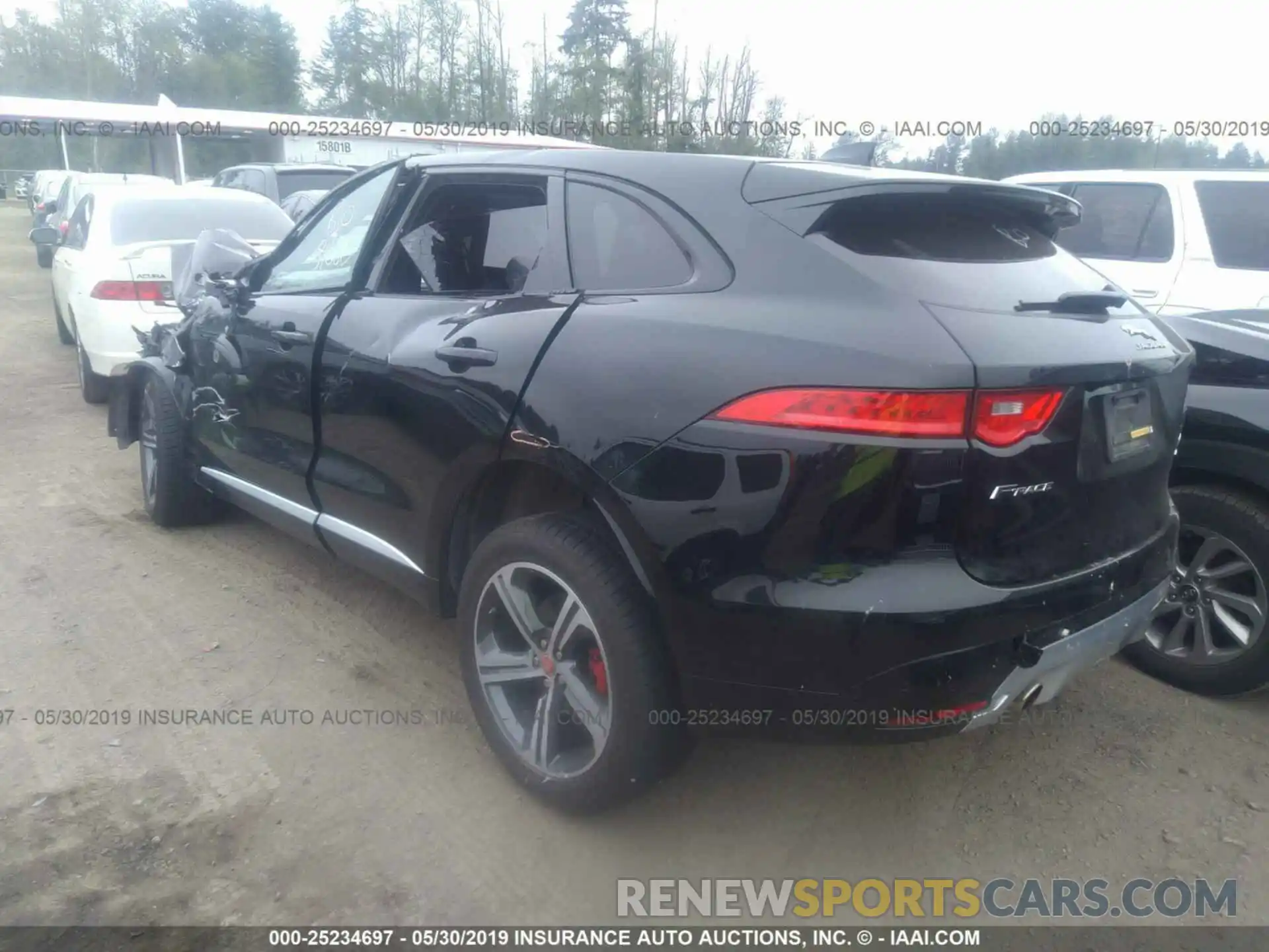 3 Фотография поврежденного автомобиля SADCM2FVXKA392860 JAGUAR F-PACE 2019