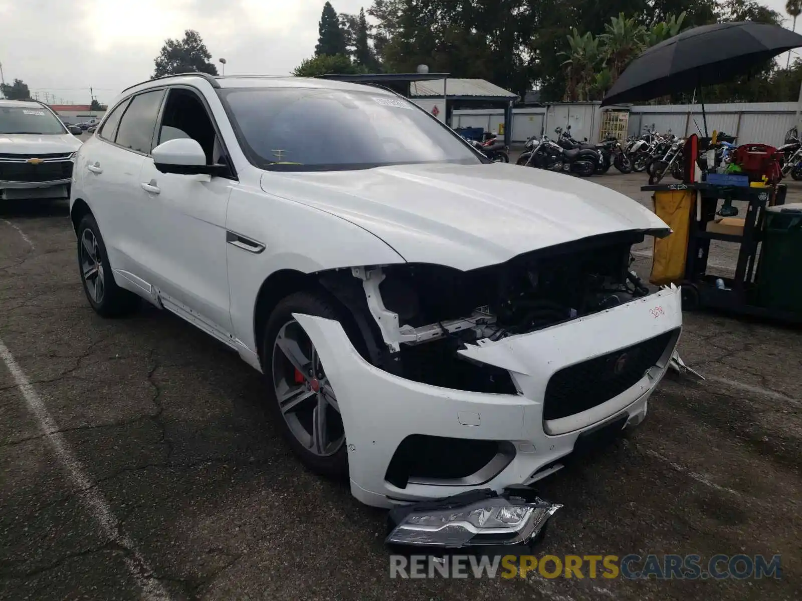 1 Photograph of a damaged car SADCM2FVXKA394219 JAGUAR F-PACE 2019