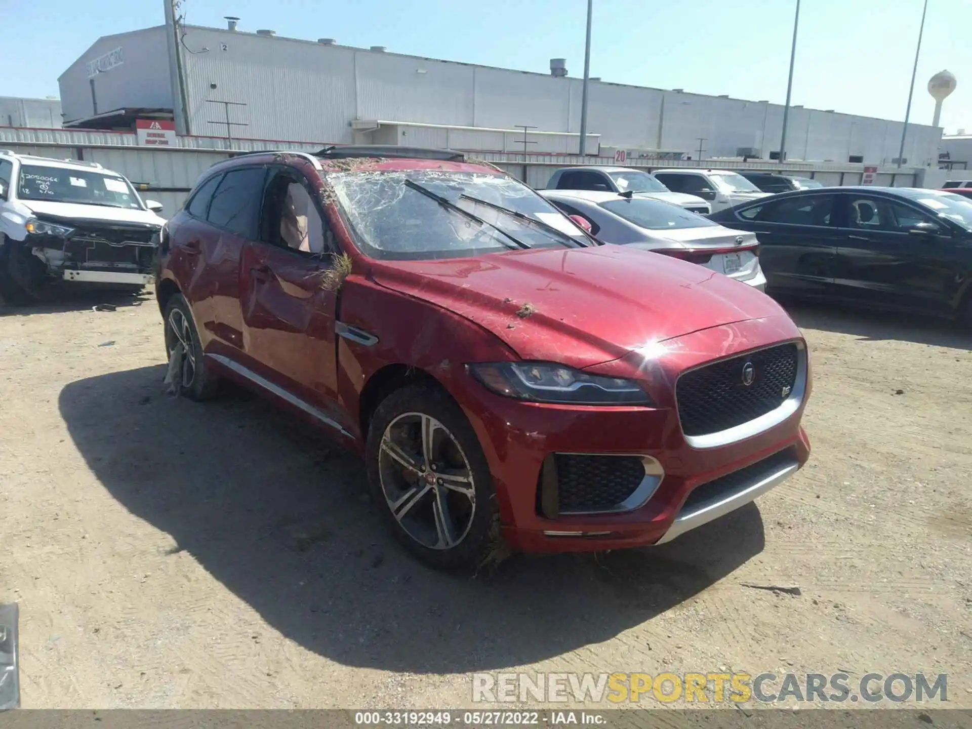 1 Photograph of a damaged car SADCM2FVXKA610019 JAGUAR F-PACE 2019