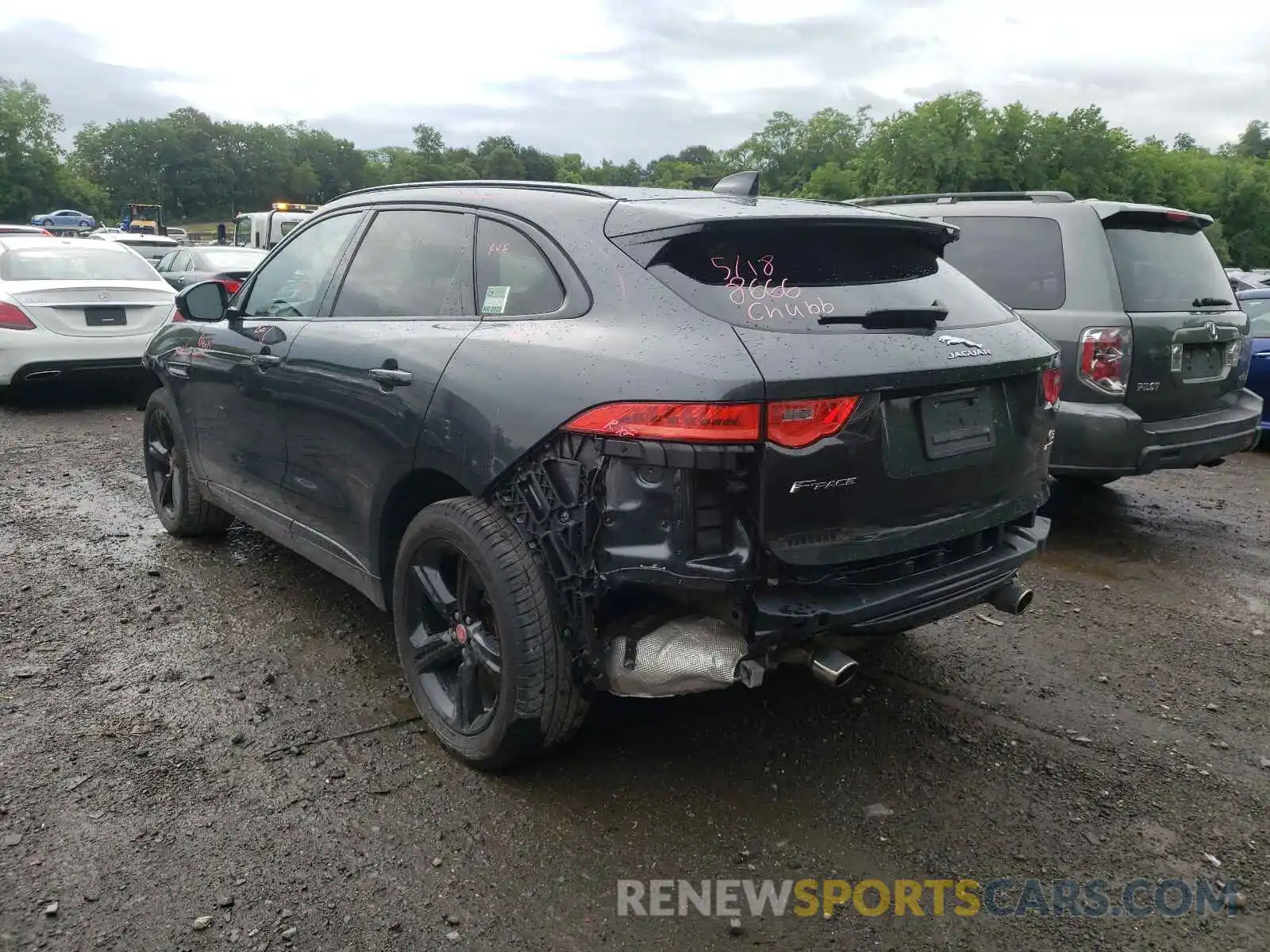 3 Photograph of a damaged car SADCM2FVXKA615219 JAGUAR F-PACE 2019