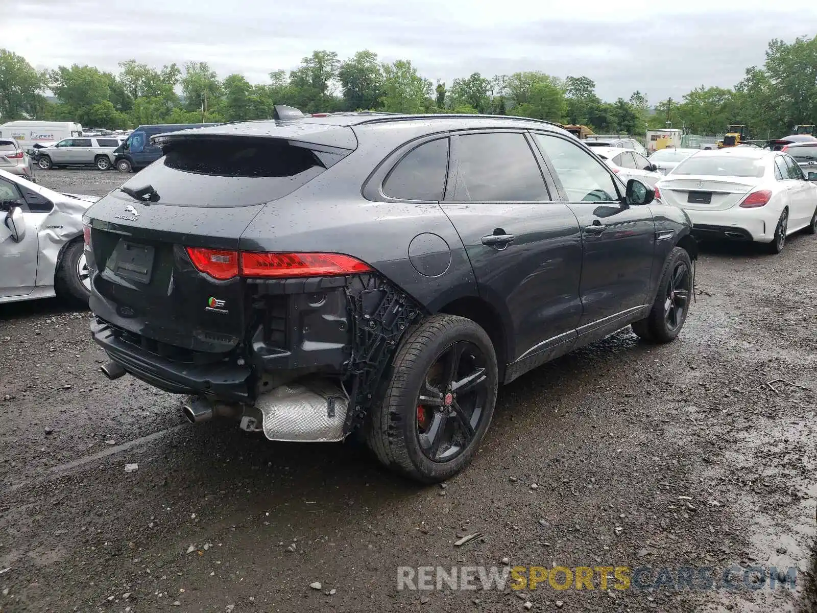 4 Фотография поврежденного автомобиля SADCM2FVXKA615219 JAGUAR F-PACE 2019