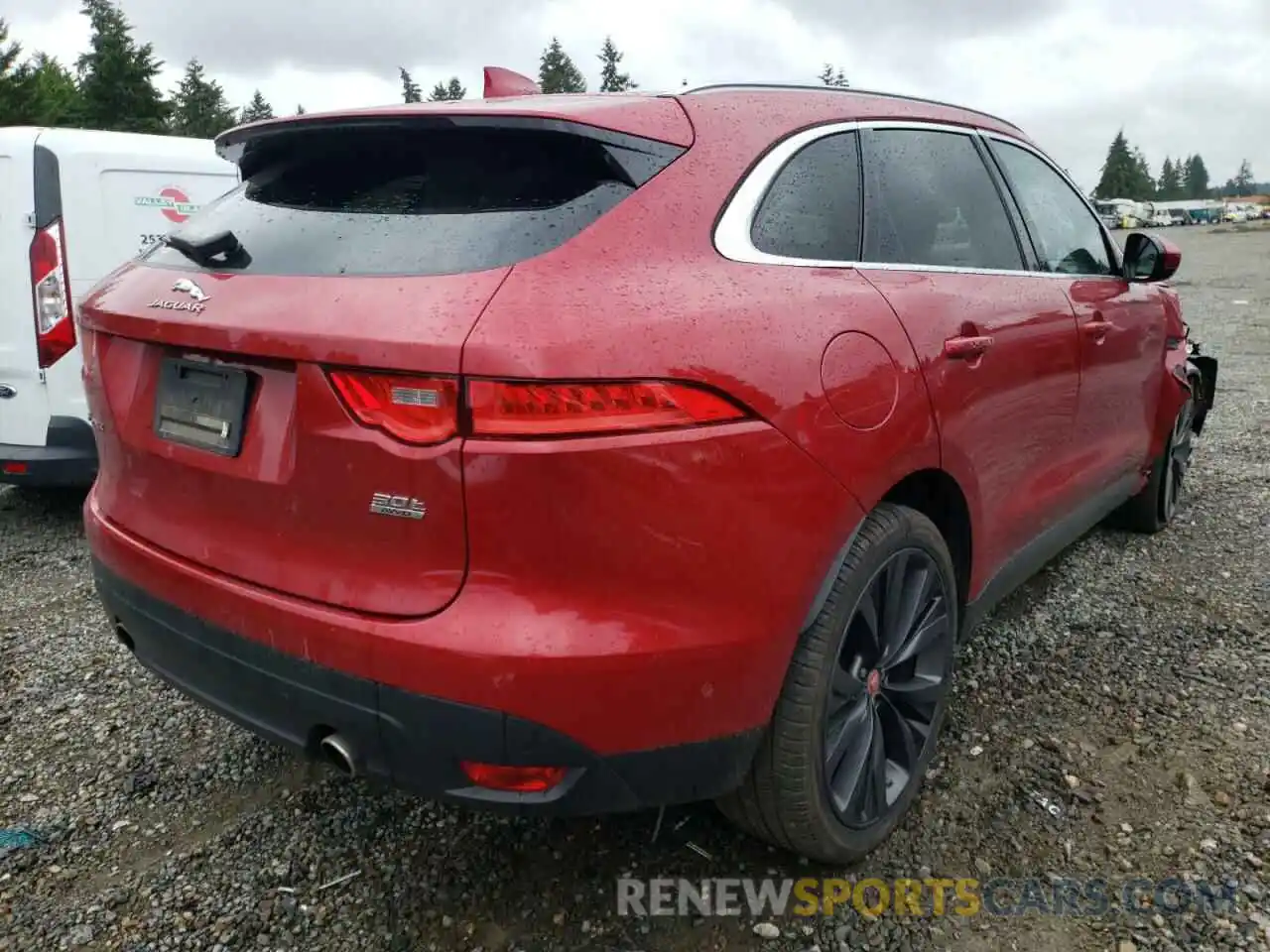 4 Photograph of a damaged car SADCN2GX4KA366722 JAGUAR F-PACE 2019