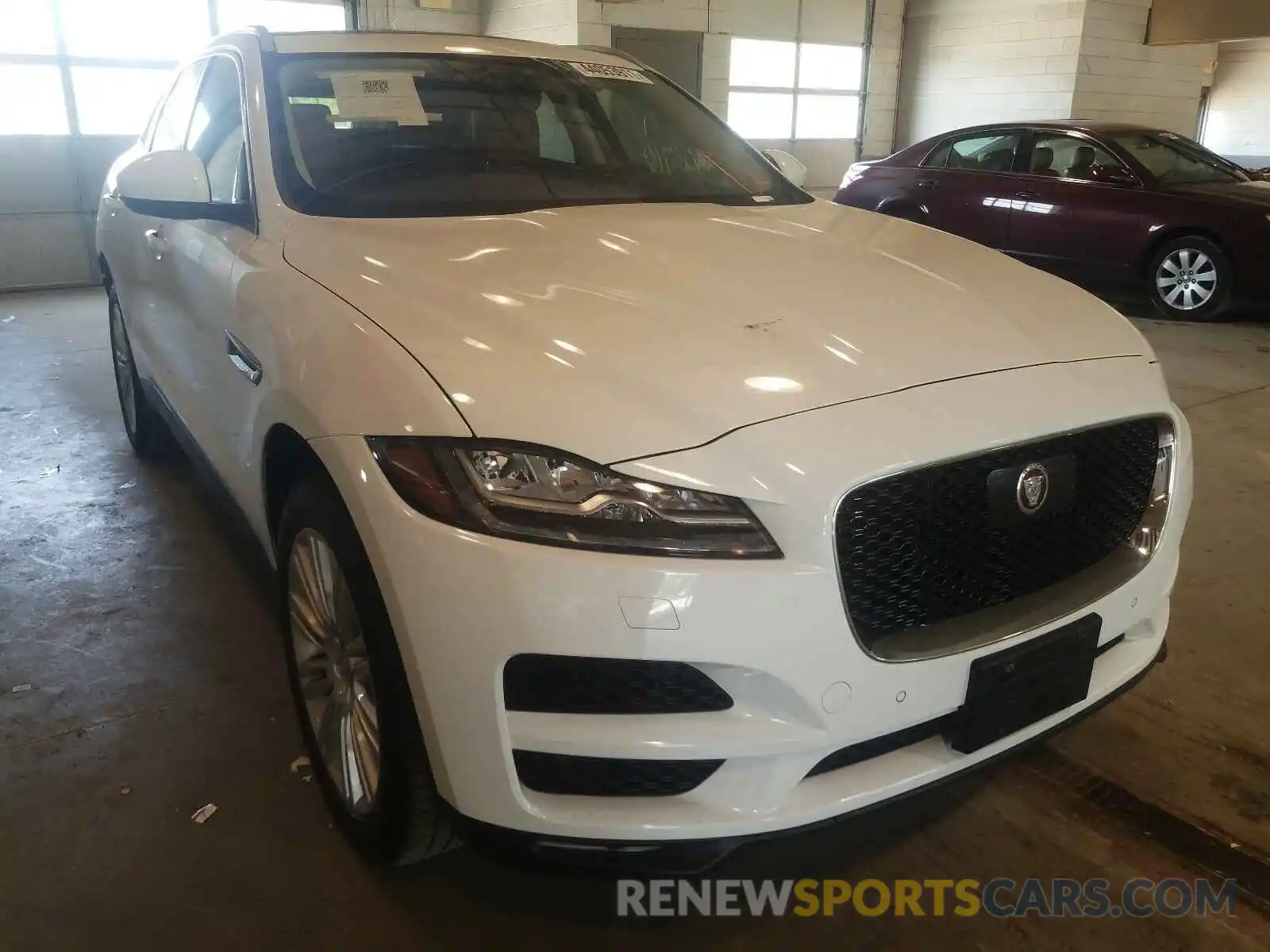 1 Photograph of a damaged car SADCN2GX6KA353034 JAGUAR F-PACE 2019