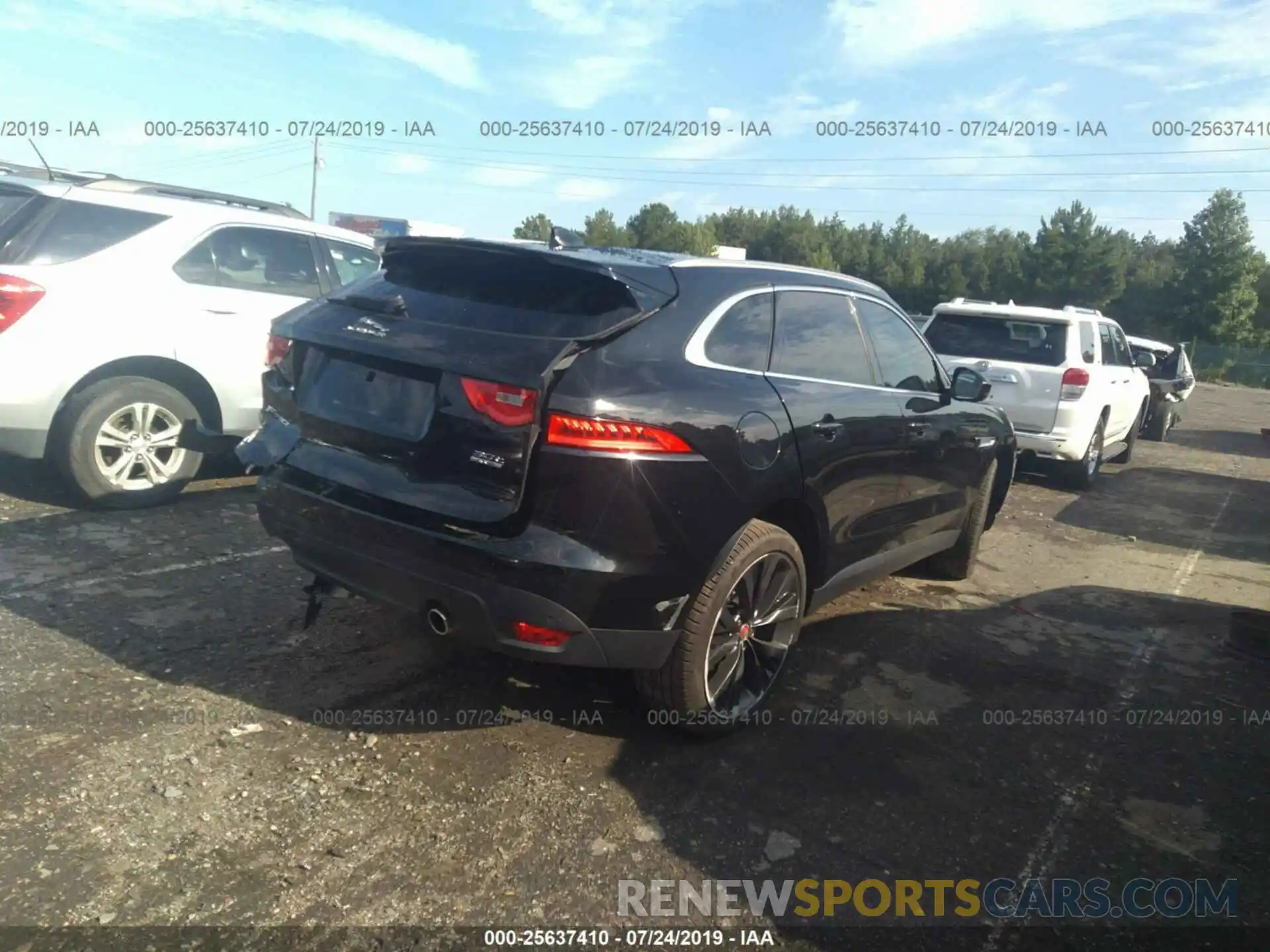 4 Фотография поврежденного автомобиля SADCN2GX9KA367090 JAGUAR F-PACE 2019