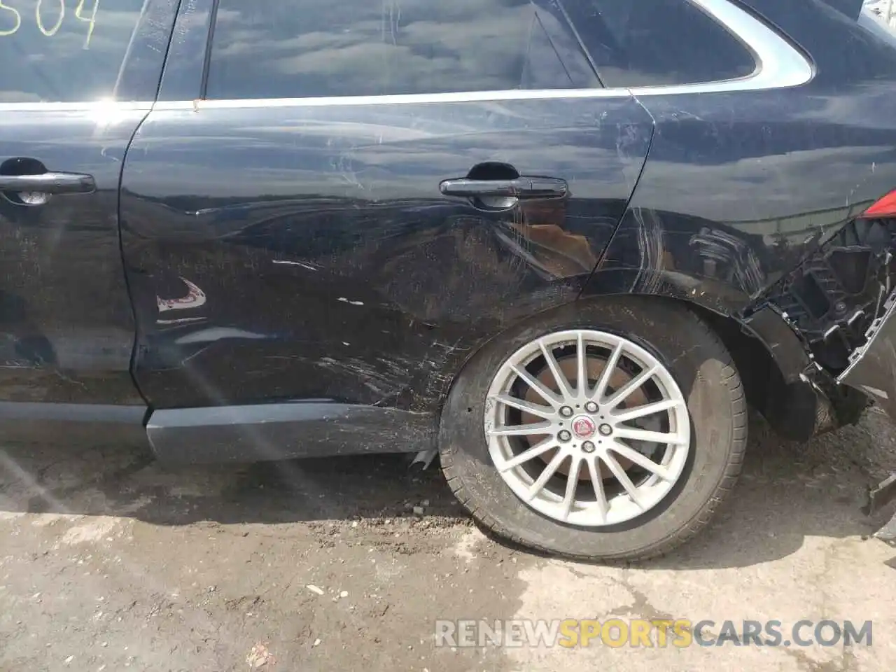 9 Photograph of a damaged car SADCS2FX0KA367425 JAGUAR F-PACE 2019