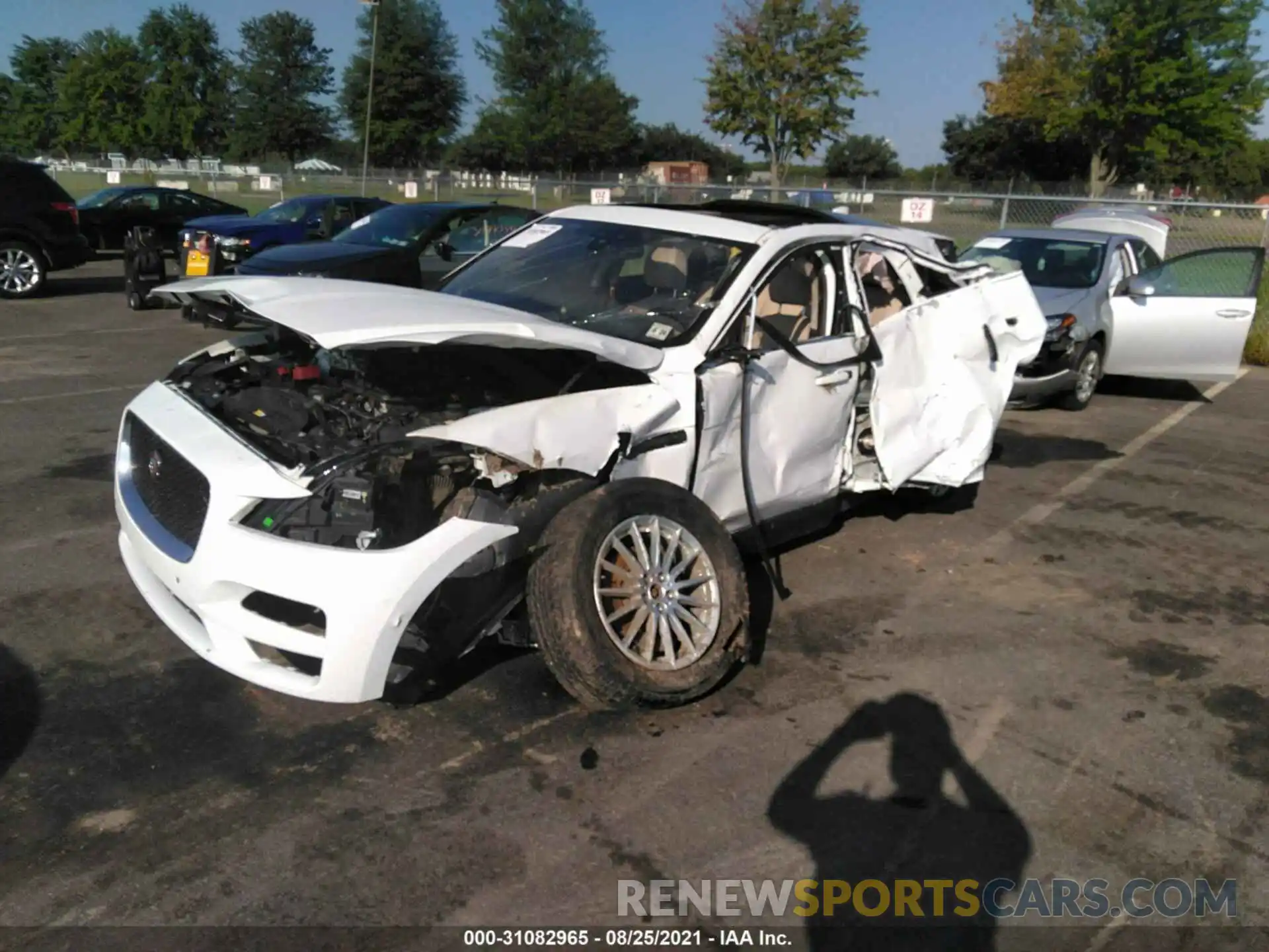 2 Photograph of a damaged car SADCS2FX0KA390493 JAGUAR F-PACE 2019