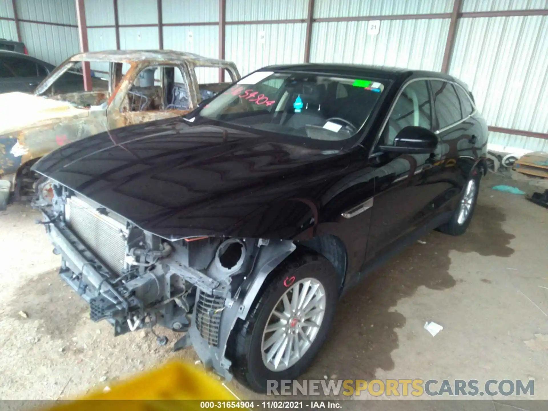 2 Photograph of a damaged car SADCS2FX0KA390591 JAGUAR F-PACE 2019