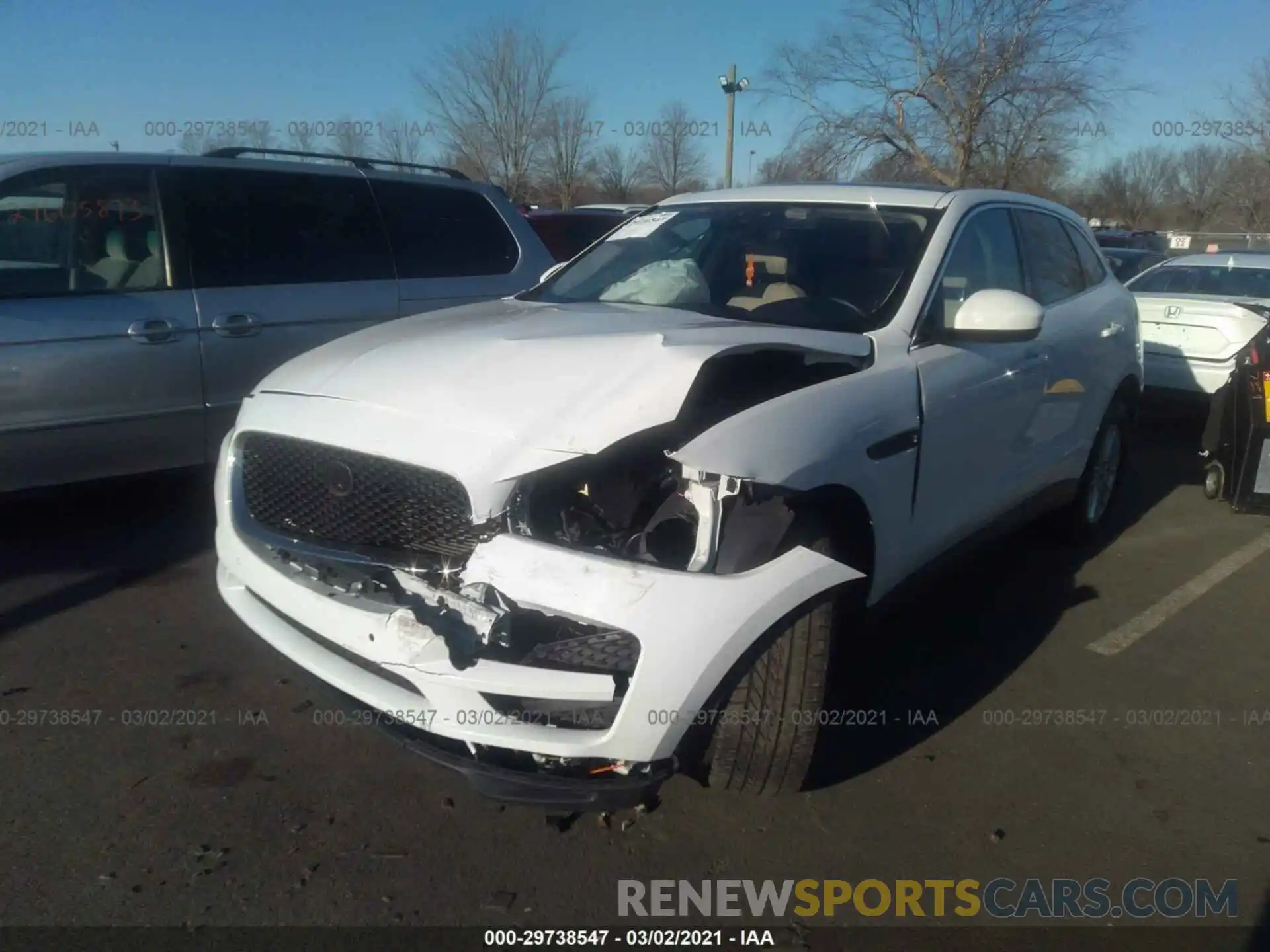 2 Photograph of a damaged car SADCS2FX1KA390602 JAGUAR F-PACE 2019