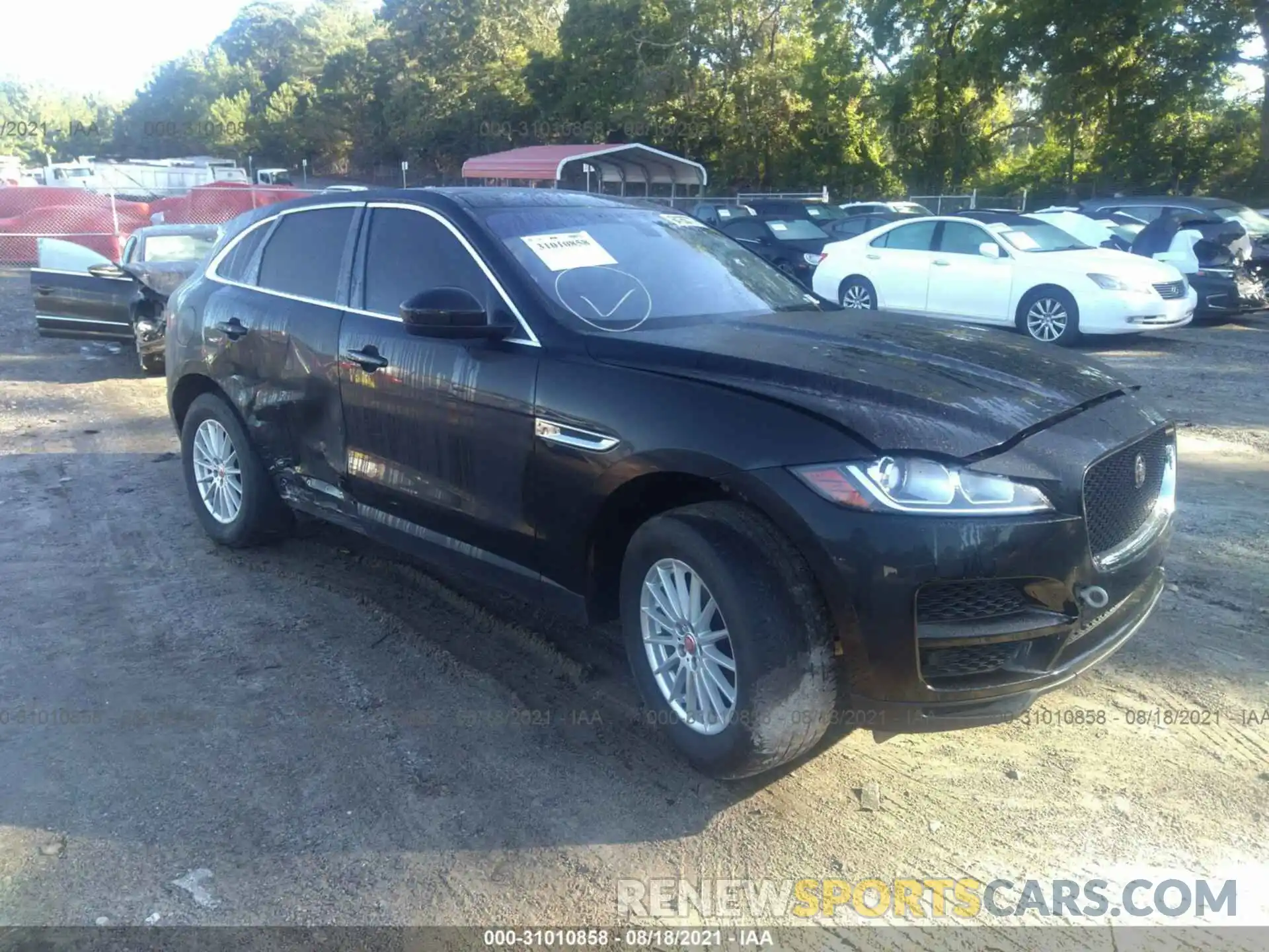 1 Photograph of a damaged car SADCS2FX1KA391684 JAGUAR F-PACE 2019