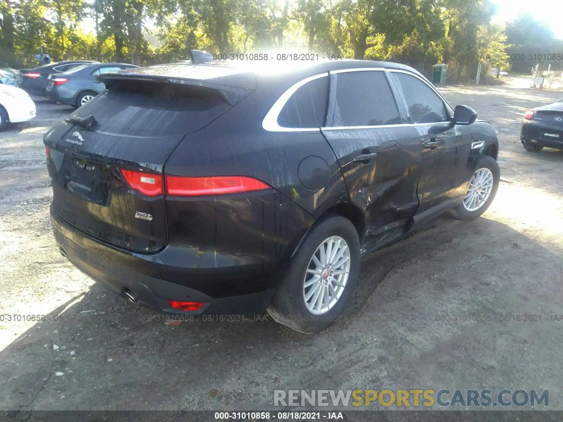 4 Фотография поврежденного автомобиля SADCS2FX1KA391684 JAGUAR F-PACE 2019