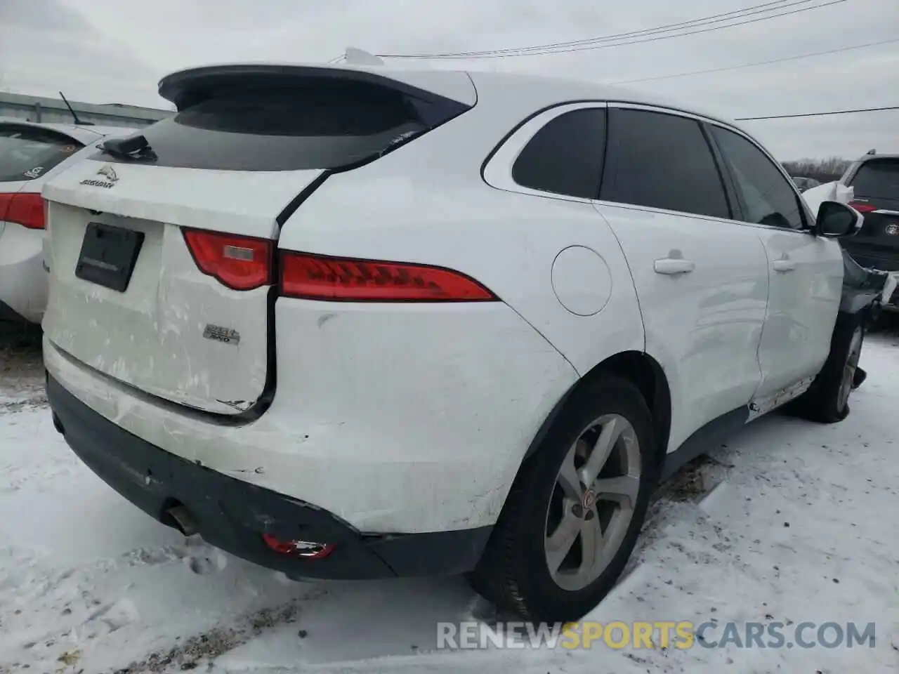 4 Фотография поврежденного автомобиля SADCS2FX2KA602228 JAGUAR F-PACE 2019