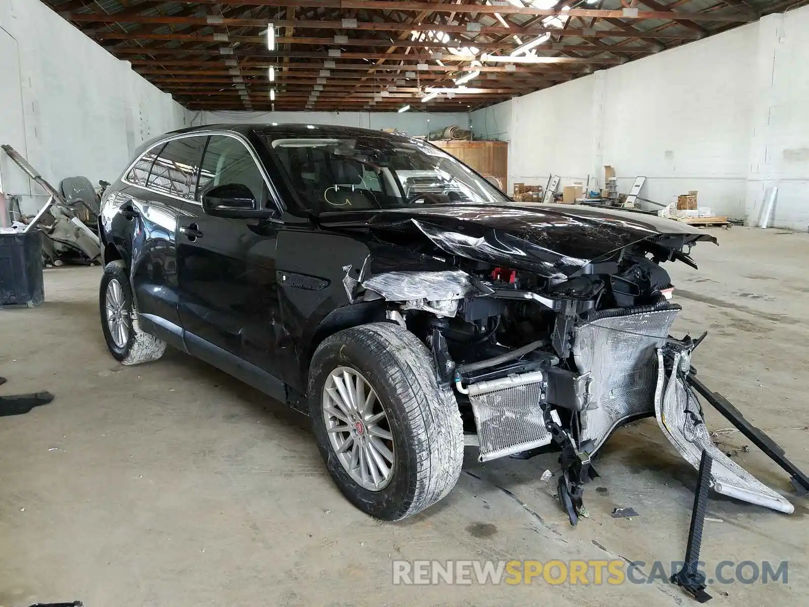 1 Photograph of a damaged car SADCS2FX3KA366141 JAGUAR F-PACE 2019