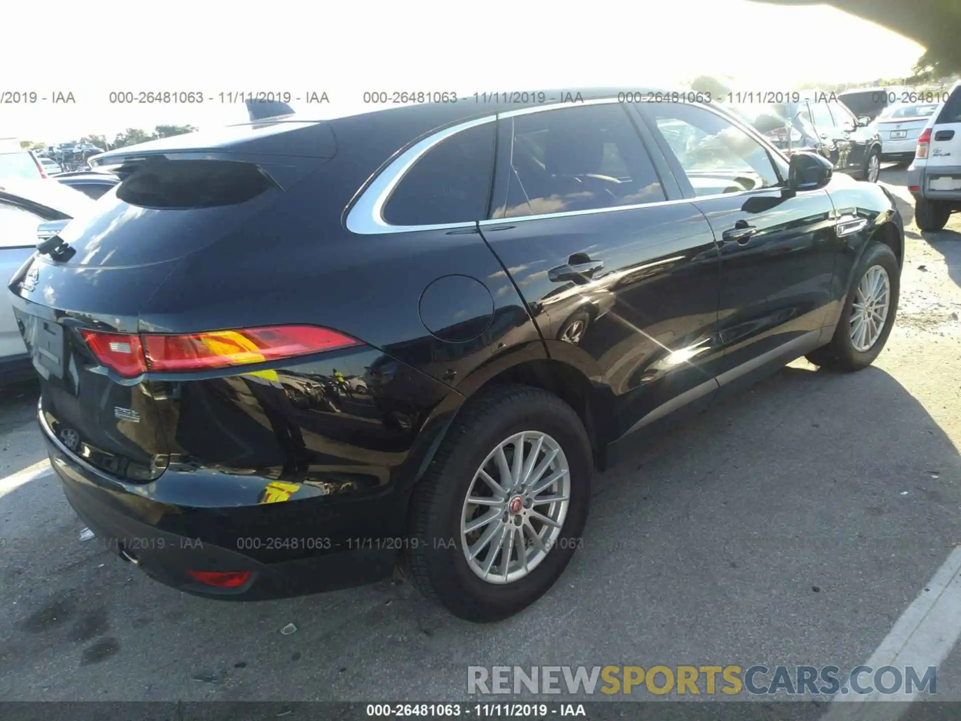 4 Фотография поврежденного автомобиля SADCS2FX3KA390486 JAGUAR F-PACE 2019