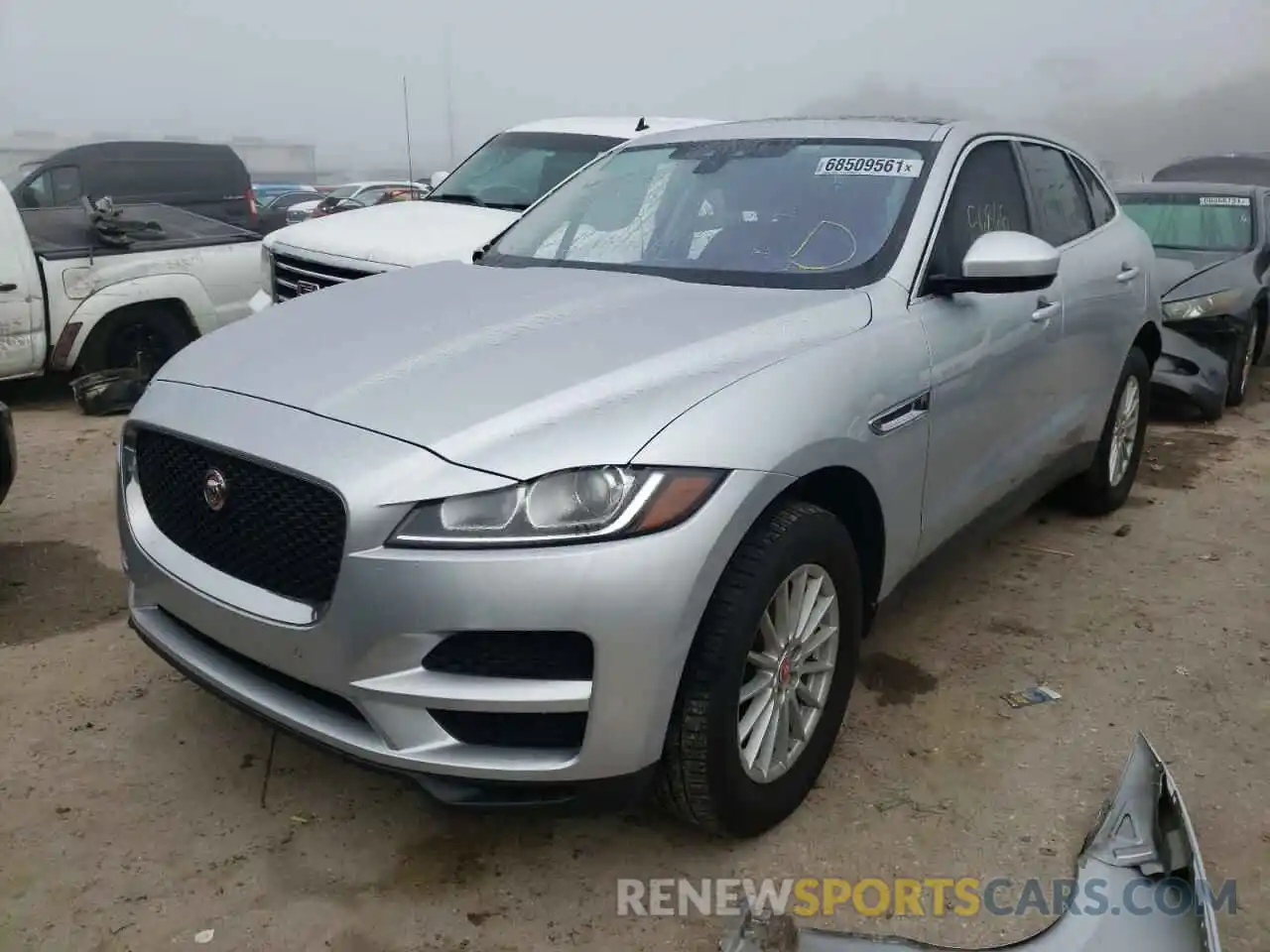 2 Photograph of a damaged car SADCS2FX3KA390777 JAGUAR F-PACE 2019