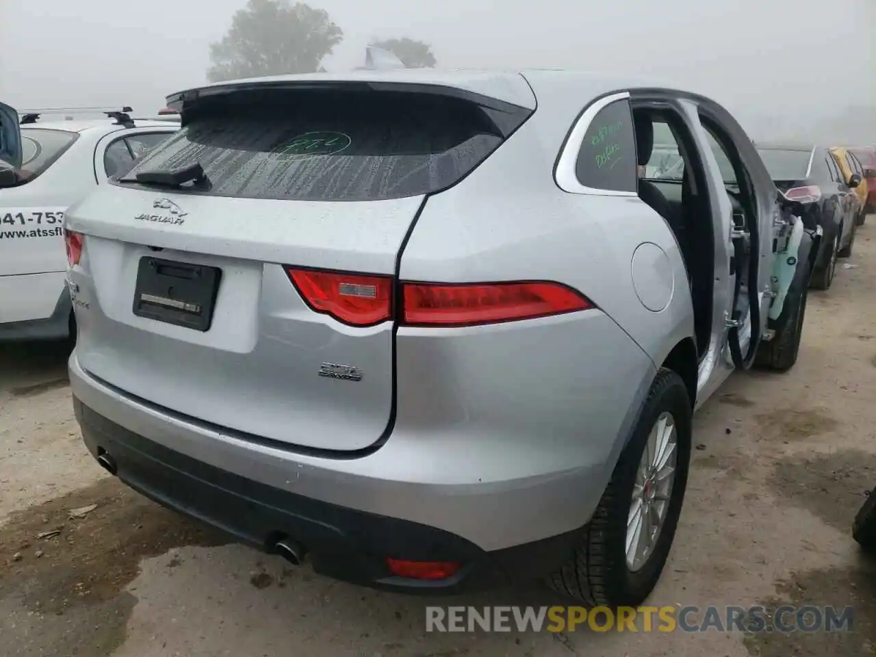 4 Photograph of a damaged car SADCS2FX3KA390777 JAGUAR F-PACE 2019