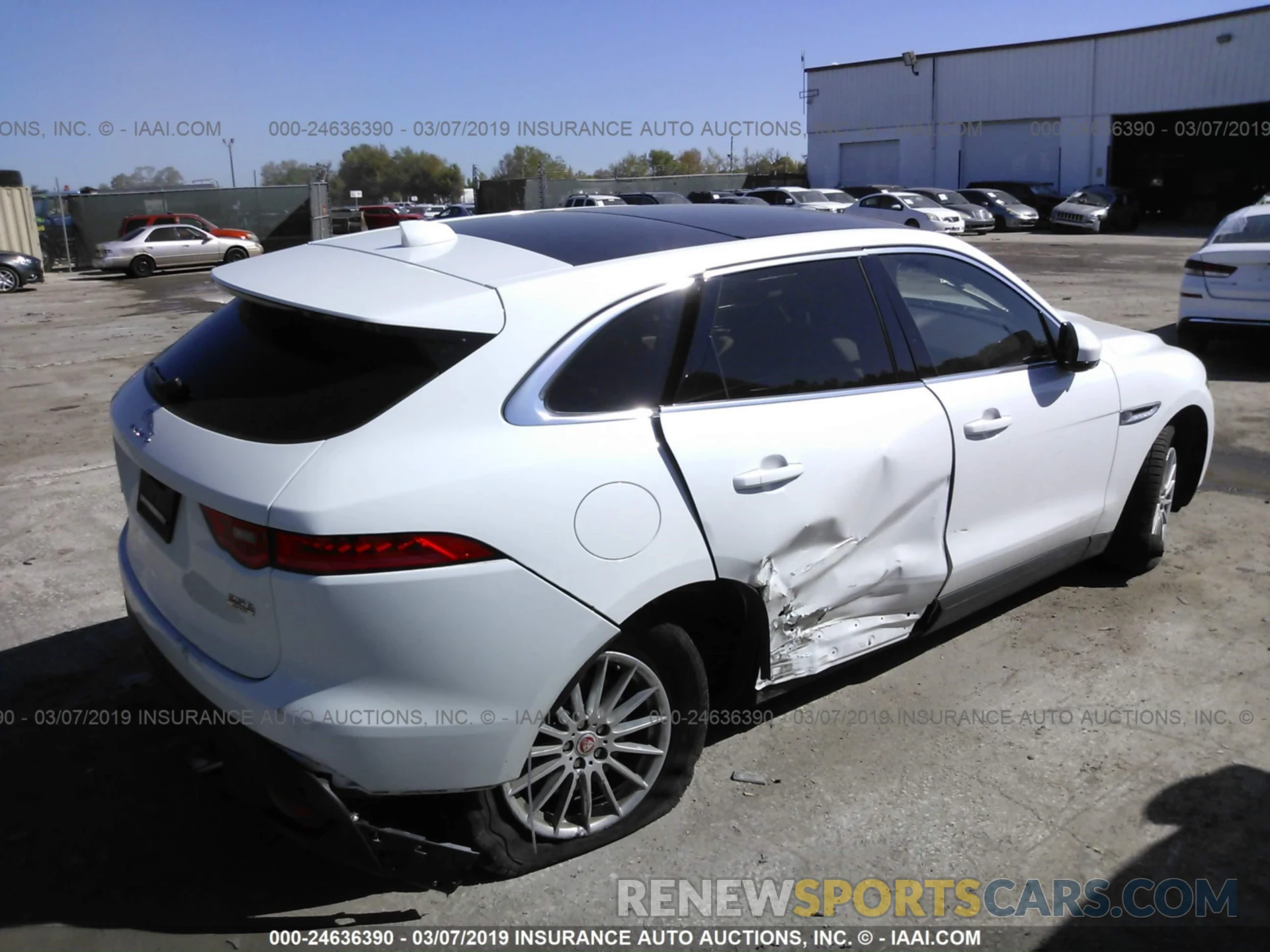 6 Photograph of a damaged car SADCS2FX3KA390830 JAGUAR F-PACE 2019