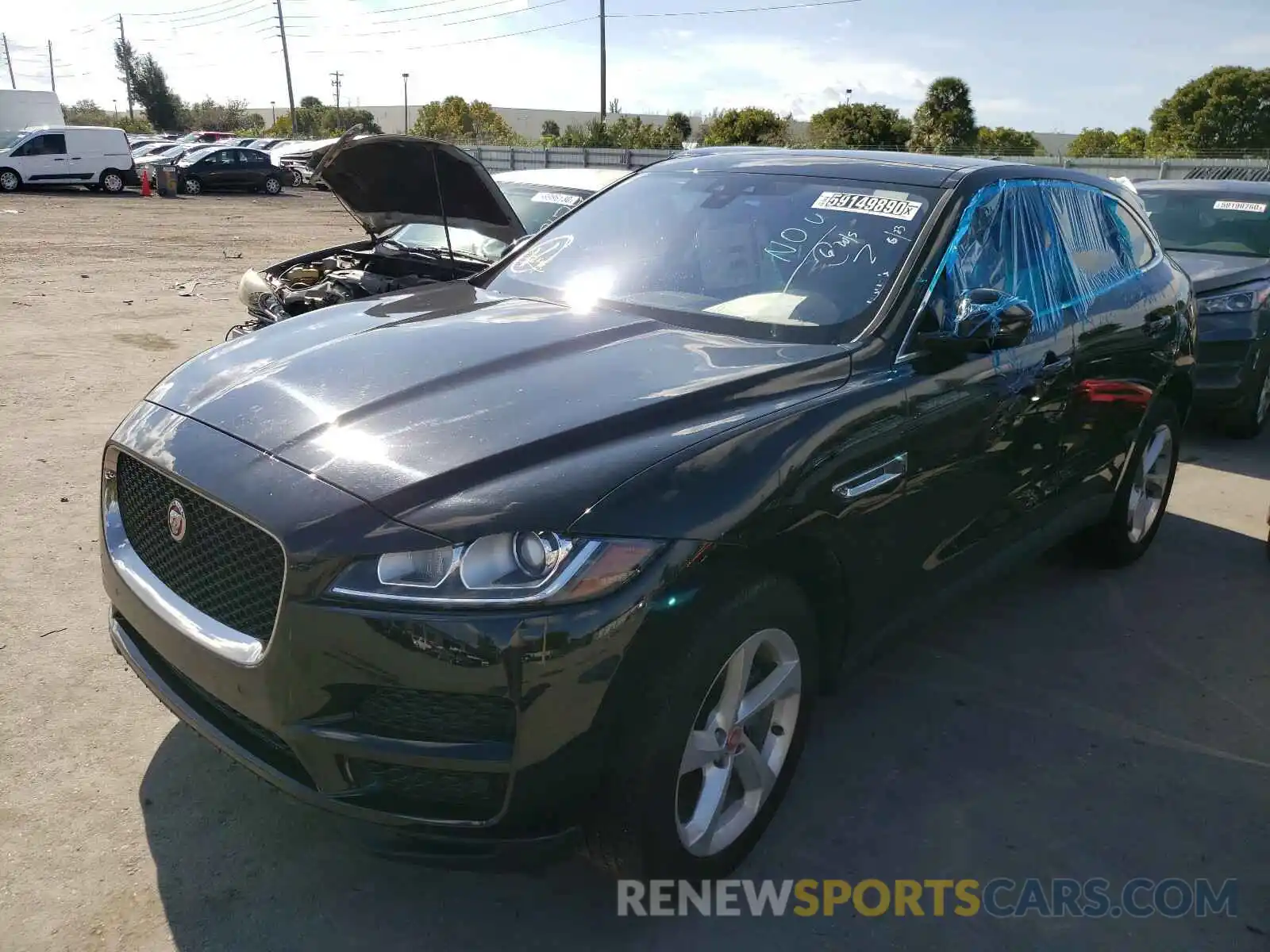 2 Photograph of a damaged car SADCS2FX6KA601695 JAGUAR F-PACE 2019