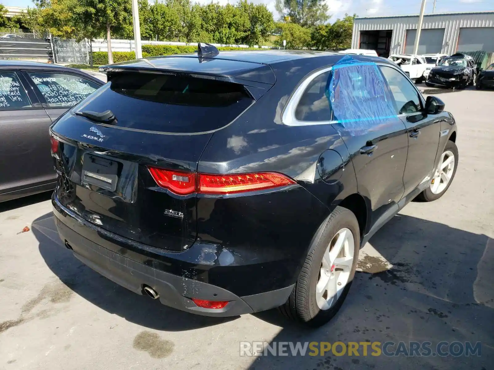 4 Photograph of a damaged car SADCS2FX6KA601695 JAGUAR F-PACE 2019