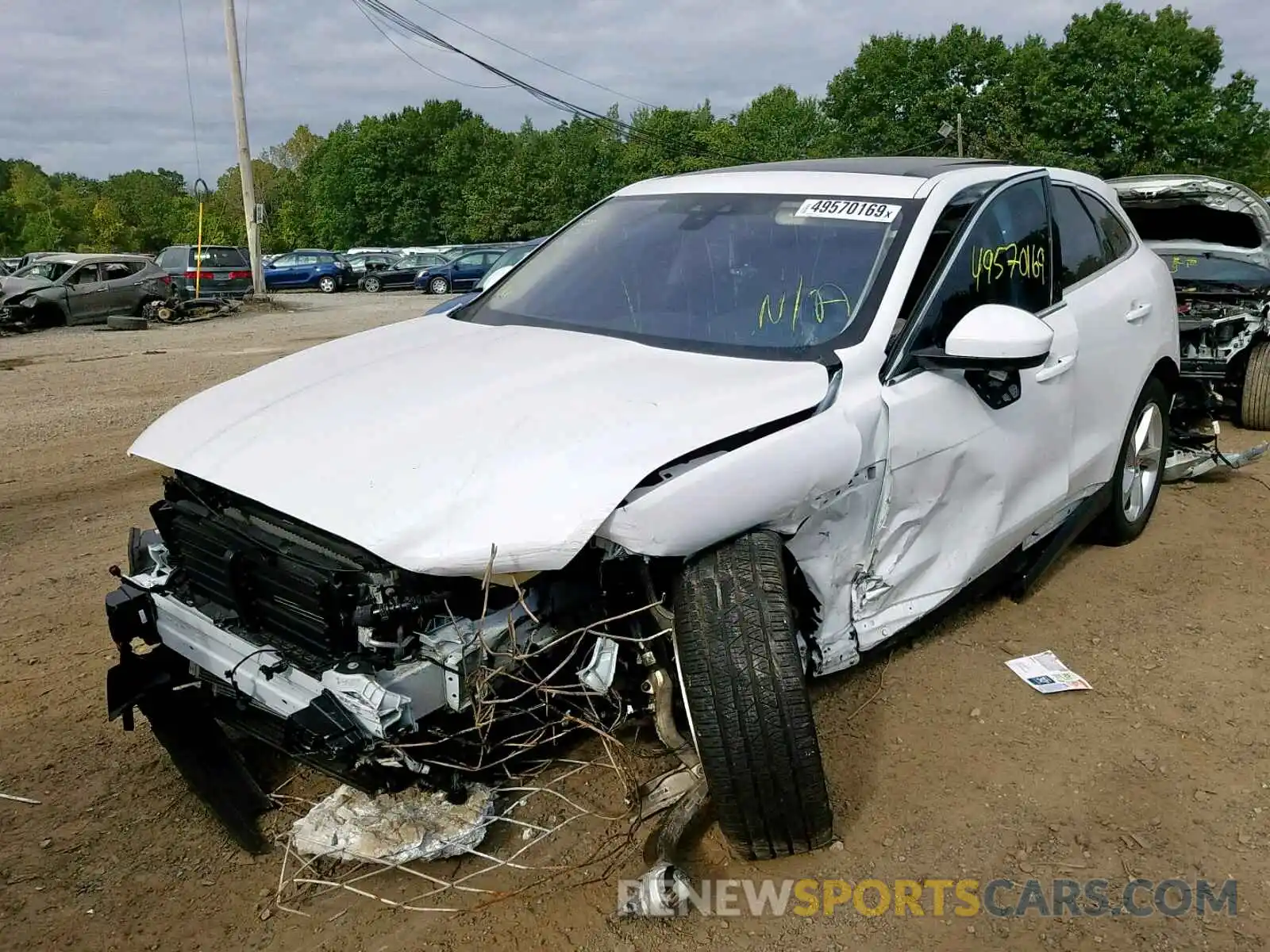 2 Photograph of a damaged car SADCS2FX6KA601762 JAGUAR F-PACE 2019