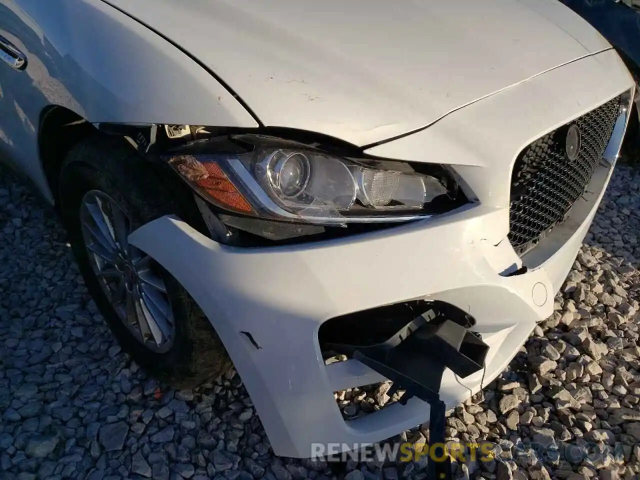 9 Photograph of a damaged car SADCS2FX7KA391821 JAGUAR F-PACE 2019