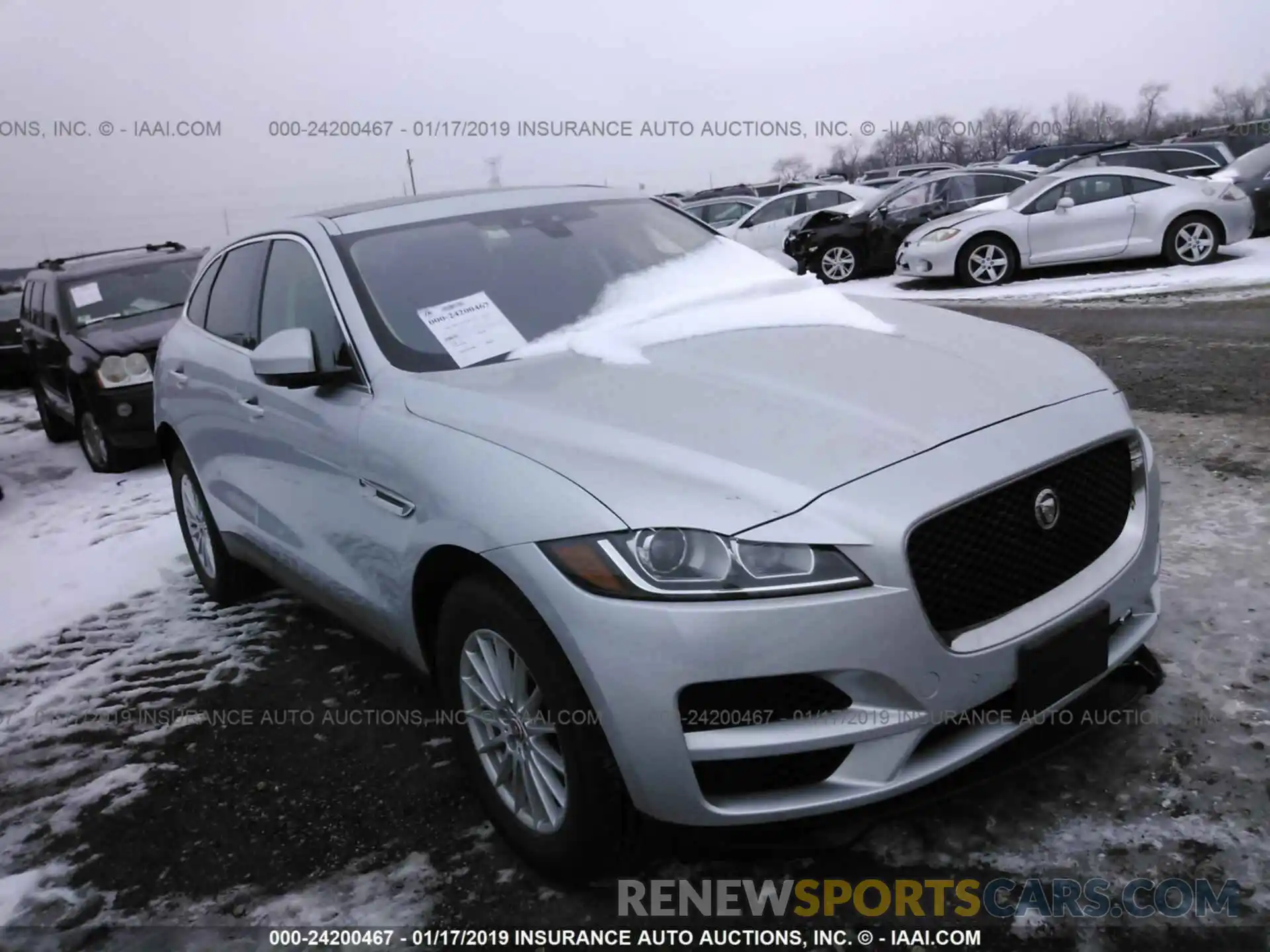 1 Photograph of a damaged car SADCS2FX8KA367639 JAGUAR F-PACE 2019