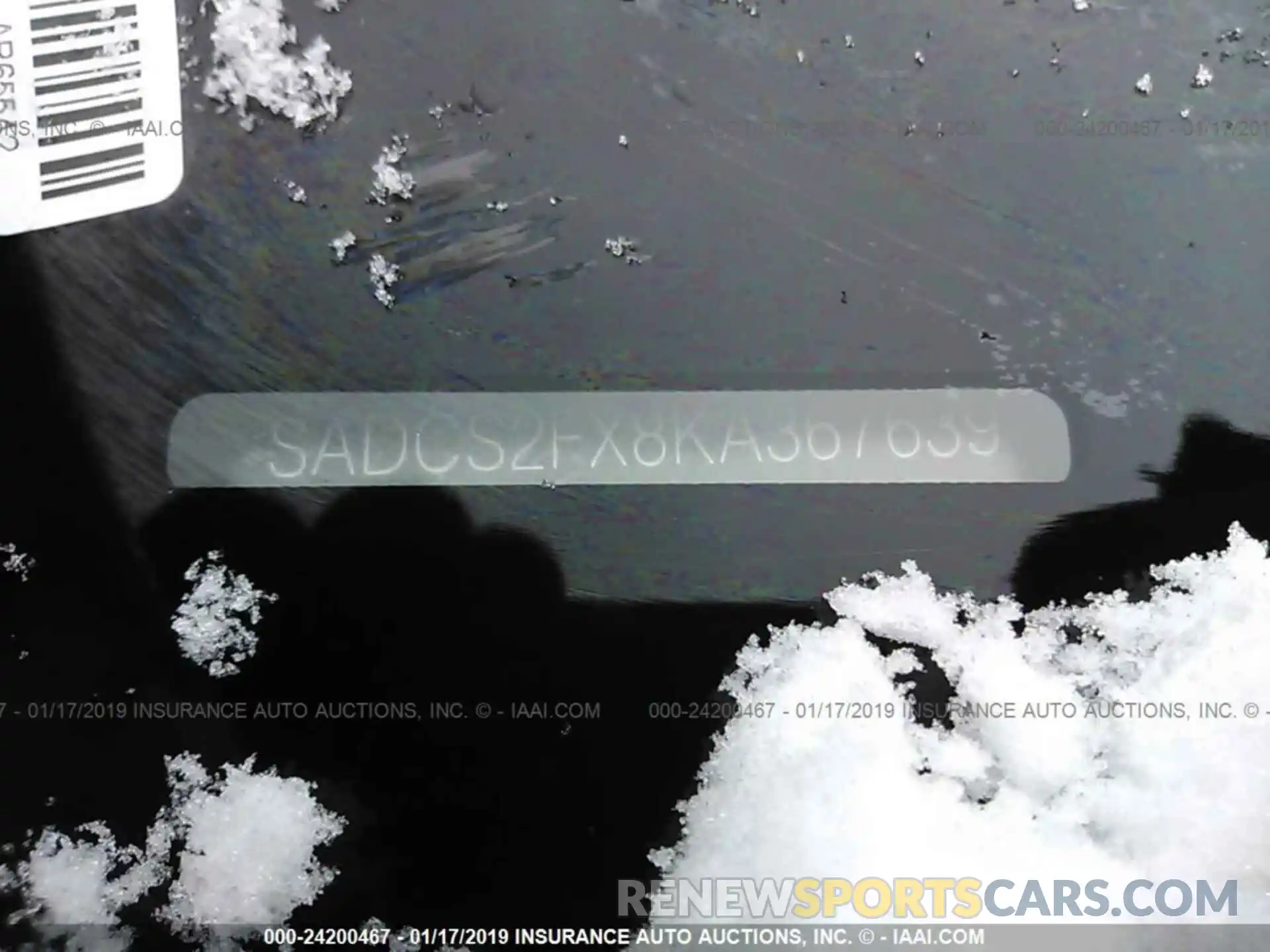 9 Photograph of a damaged car SADCS2FX8KA367639 JAGUAR F-PACE 2019