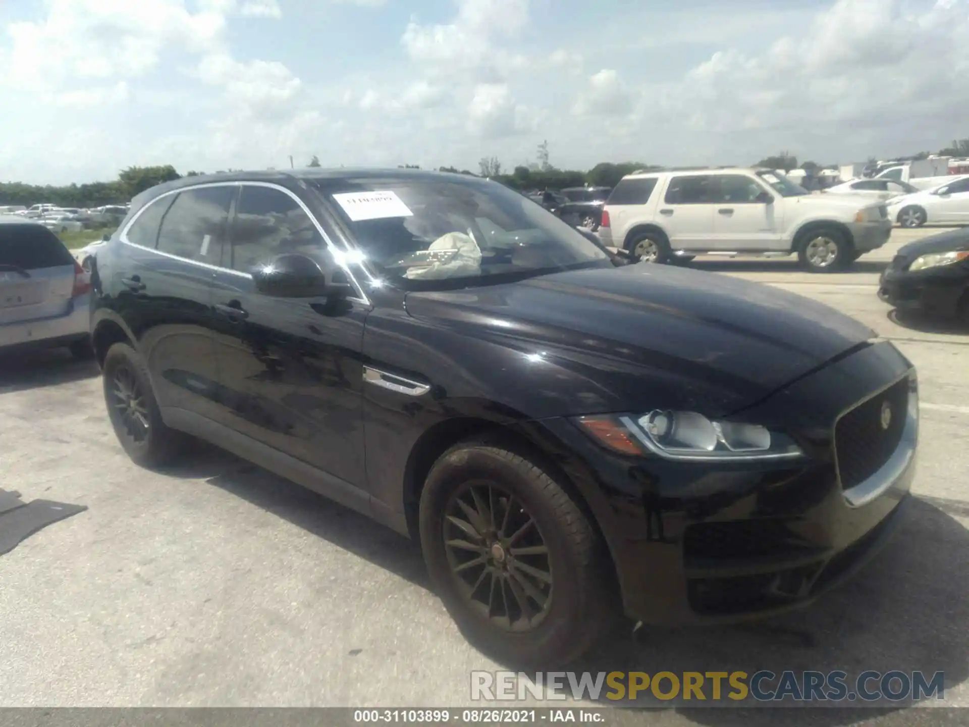 1 Photograph of a damaged car SADCS2FX9KA616076 JAGUAR F-PACE 2019