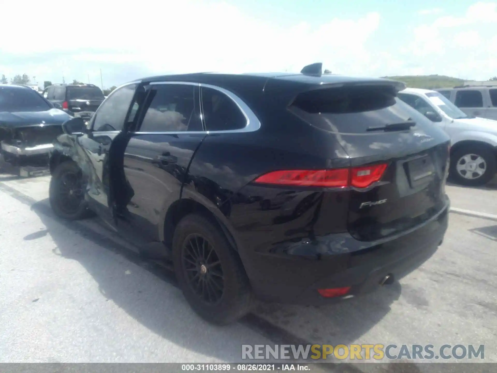 3 Photograph of a damaged car SADCS2FX9KA616076 JAGUAR F-PACE 2019