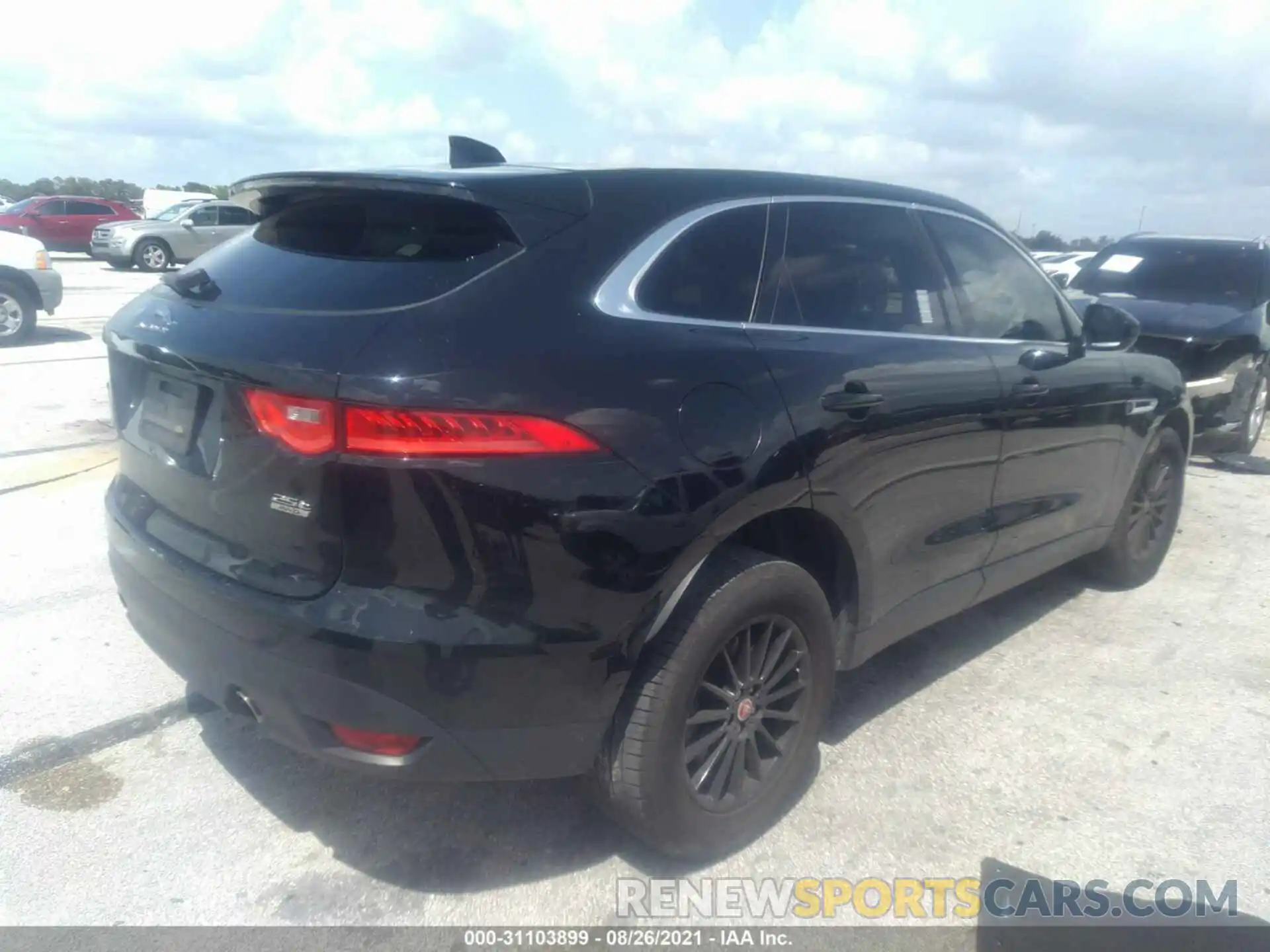 4 Photograph of a damaged car SADCS2FX9KA616076 JAGUAR F-PACE 2019