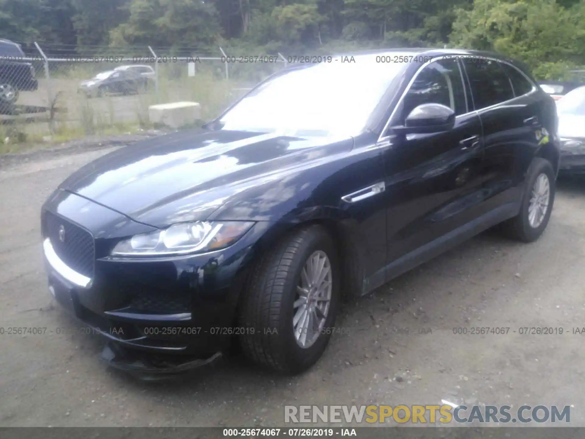 2 Photograph of a damaged car SADCS2FXXKA367075 JAGUAR F-PACE 2019