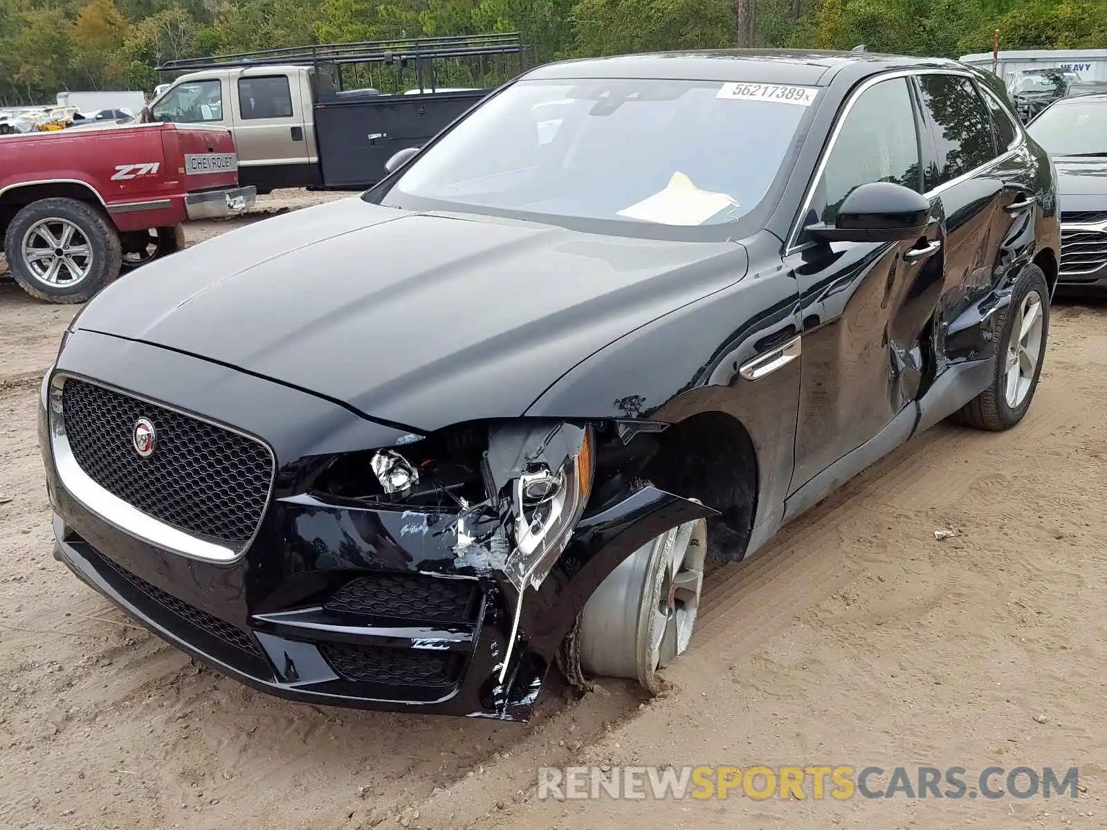 2 Photograph of a damaged car SADCS2FXXKA601957 JAGUAR F-PACE 2019