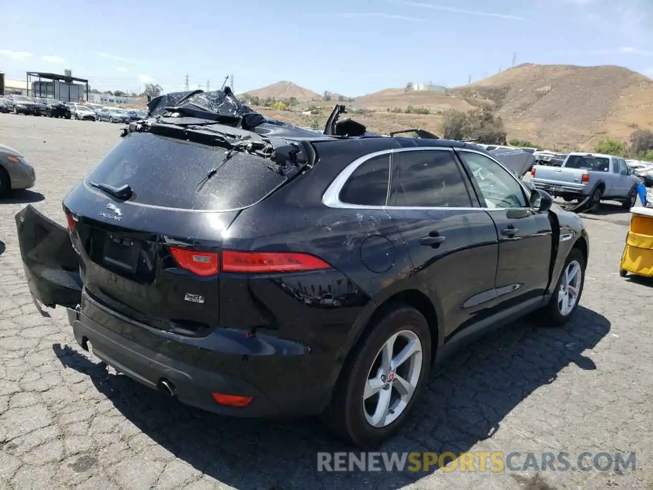 4 Фотография поврежденного автомобиля SADCS2FXXKA602932 JAGUAR F-PACE 2019